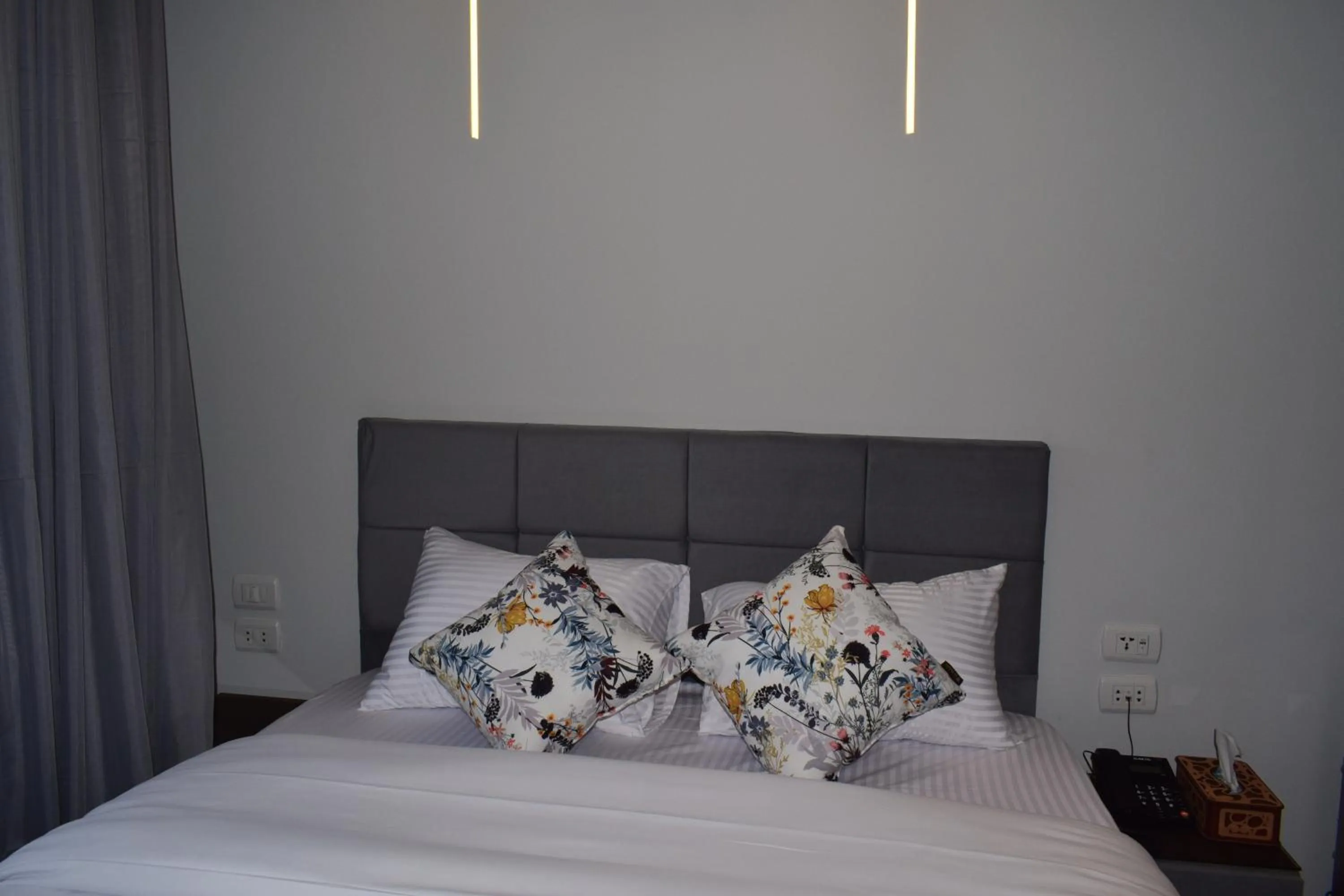 Bed in pyramids grand museum inn