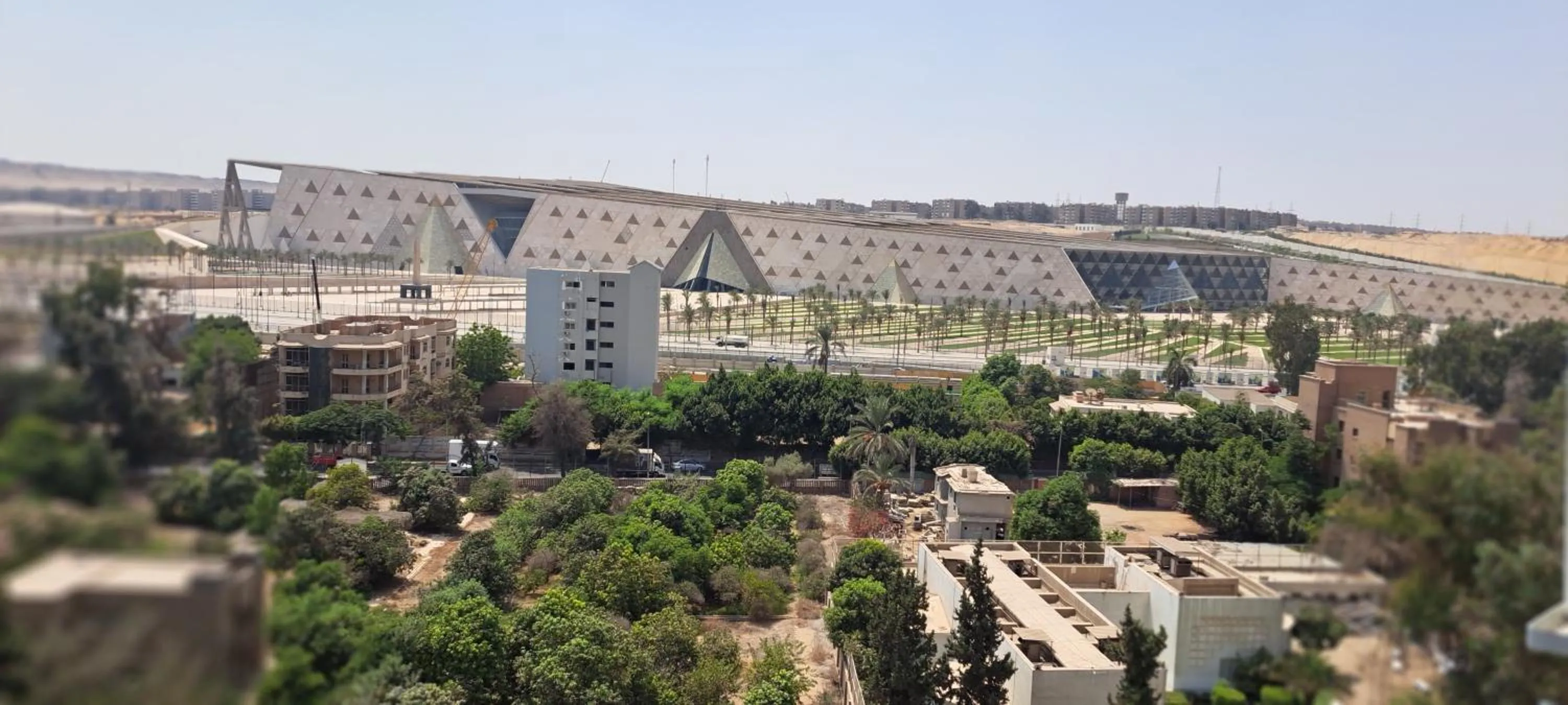 City view in pyramids grand museum inn
