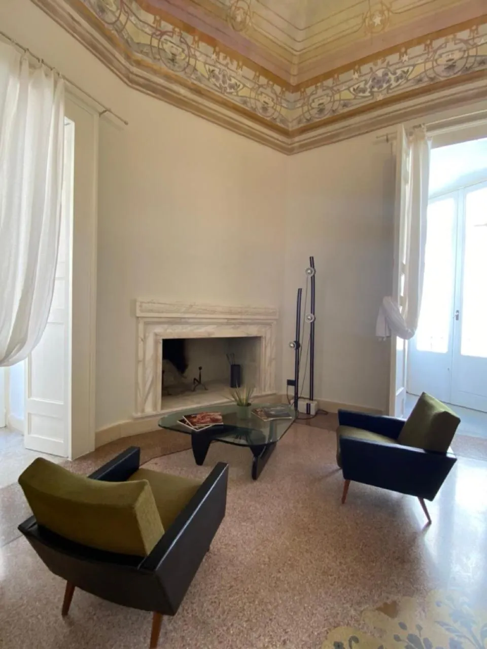 Seating area in Roiss Haus Suites