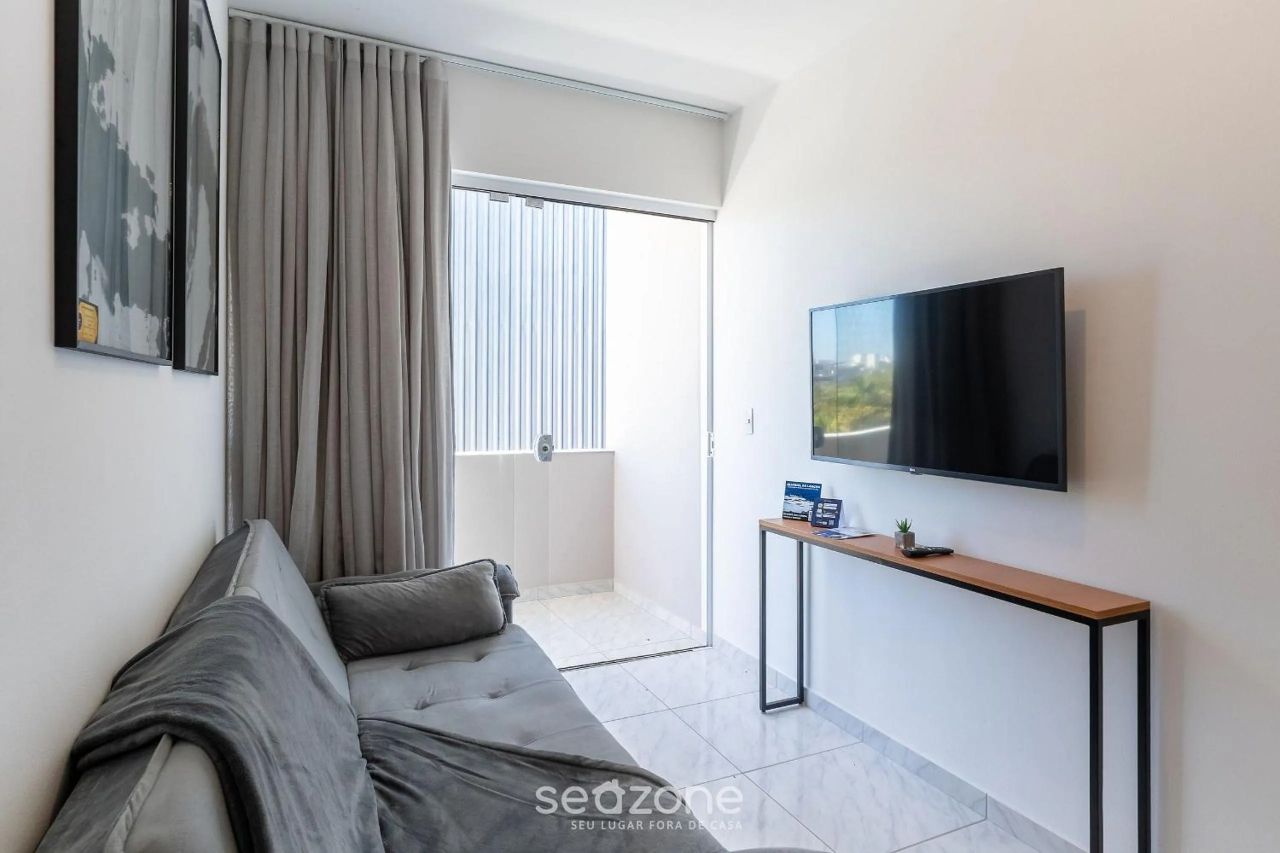 Living room in Apartamentos em Jurerê - JMA