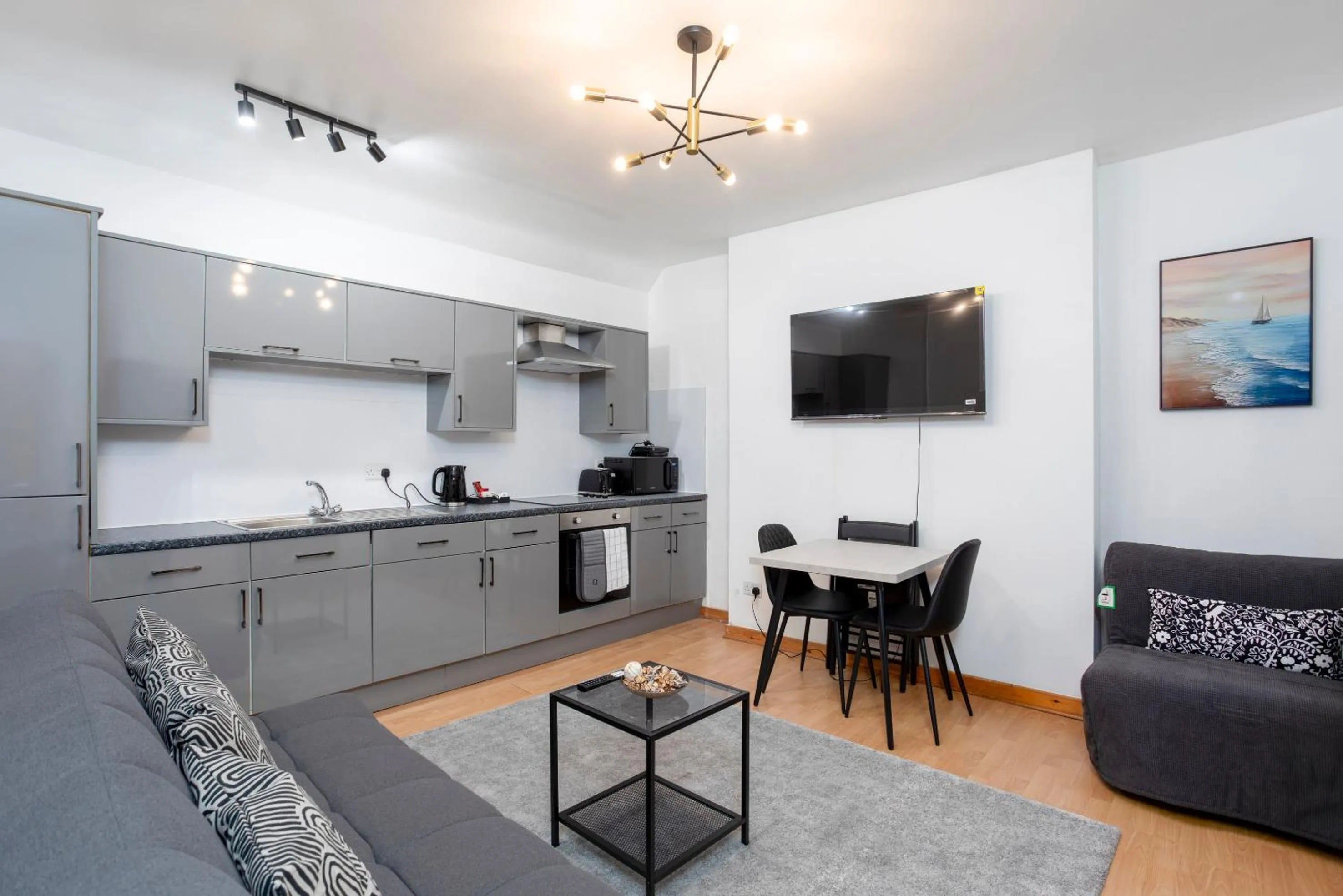 TV and multimedia in Oxford Row Apartments, Leeds City Centre