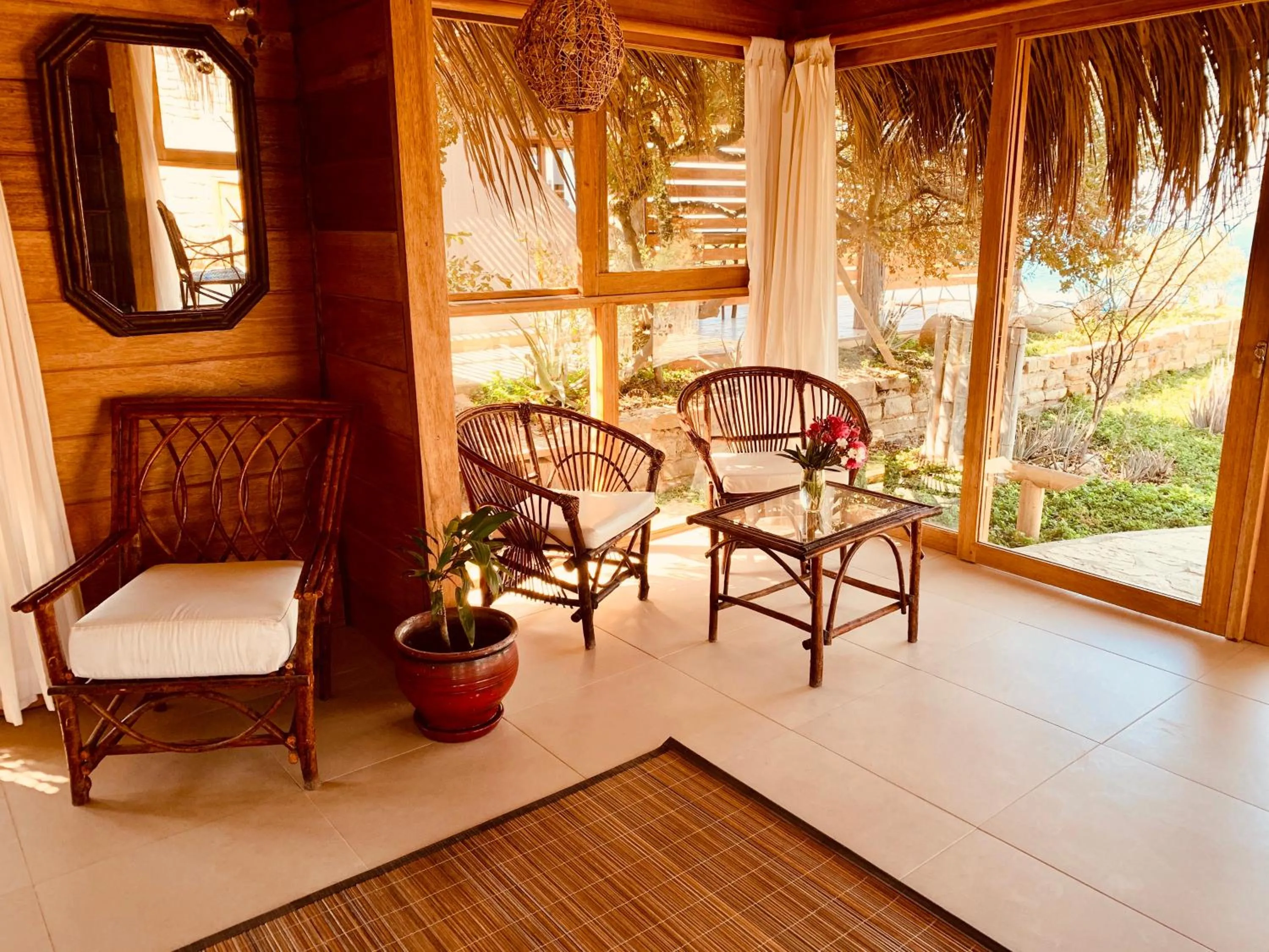 Seating area in La Playa