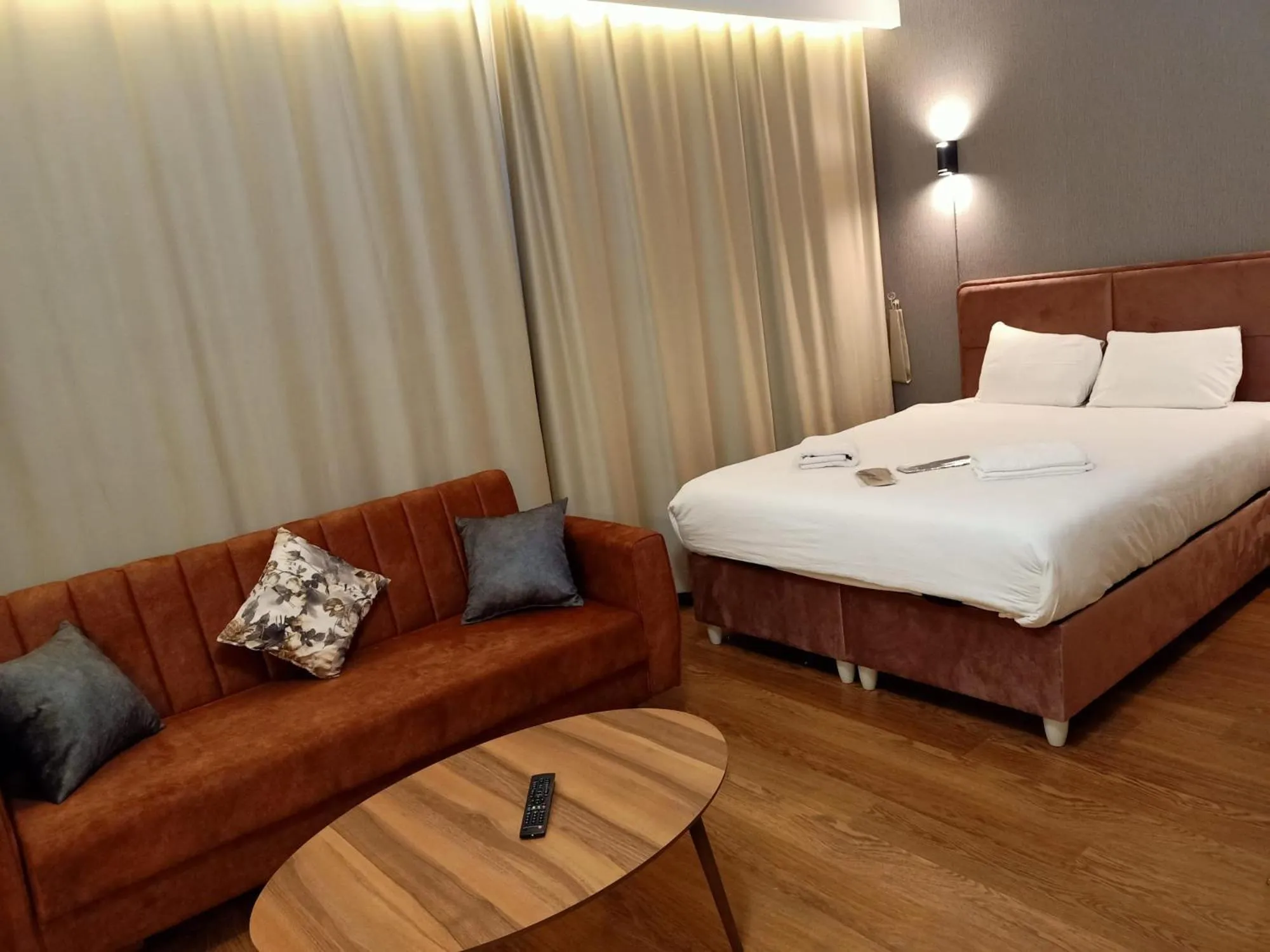 Bed in Doğan Palace Hotel