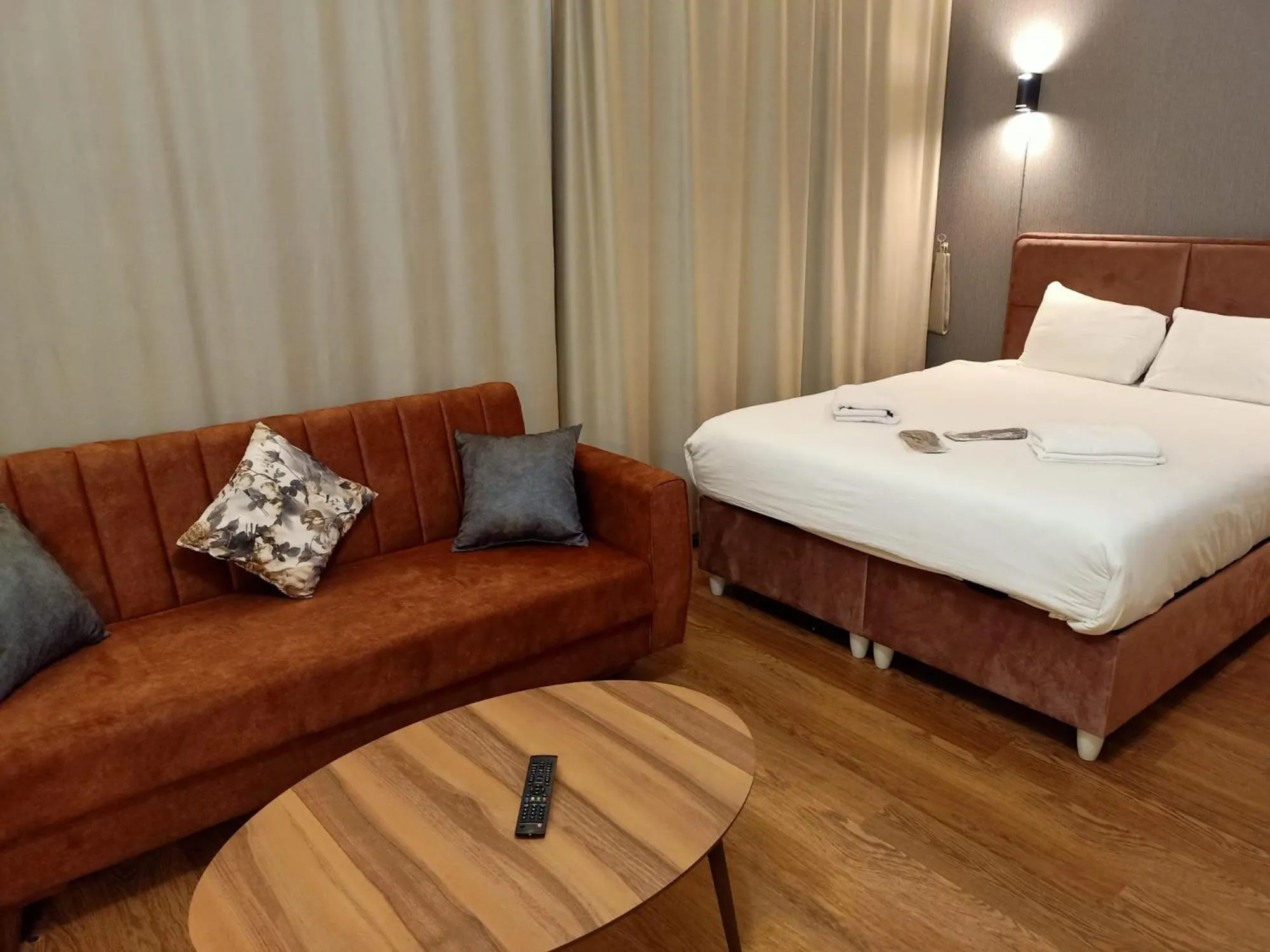 Bed in Doğan Palace Hotel