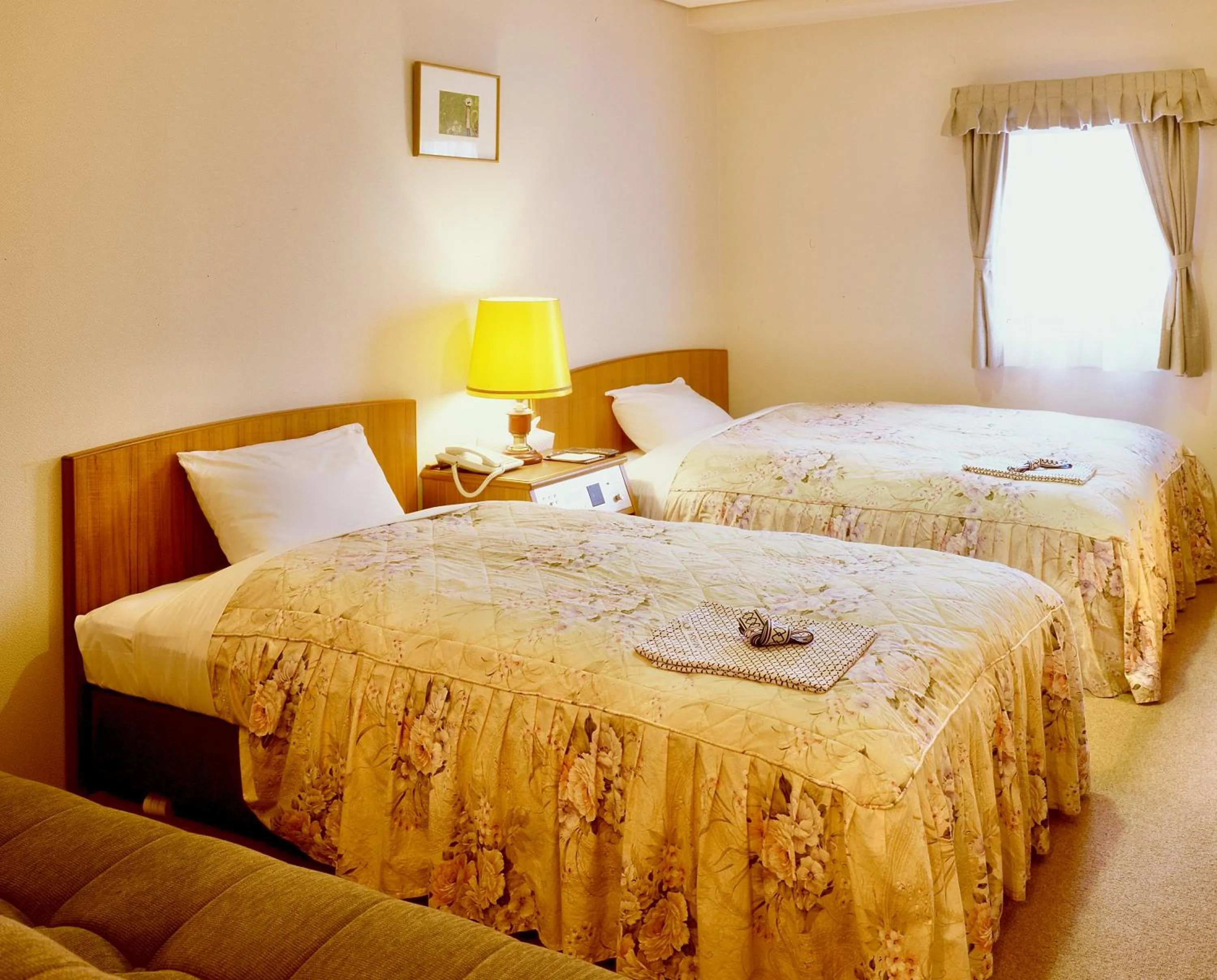 Photo of the whole room, Bed in Okayama Universal Hotel Annex