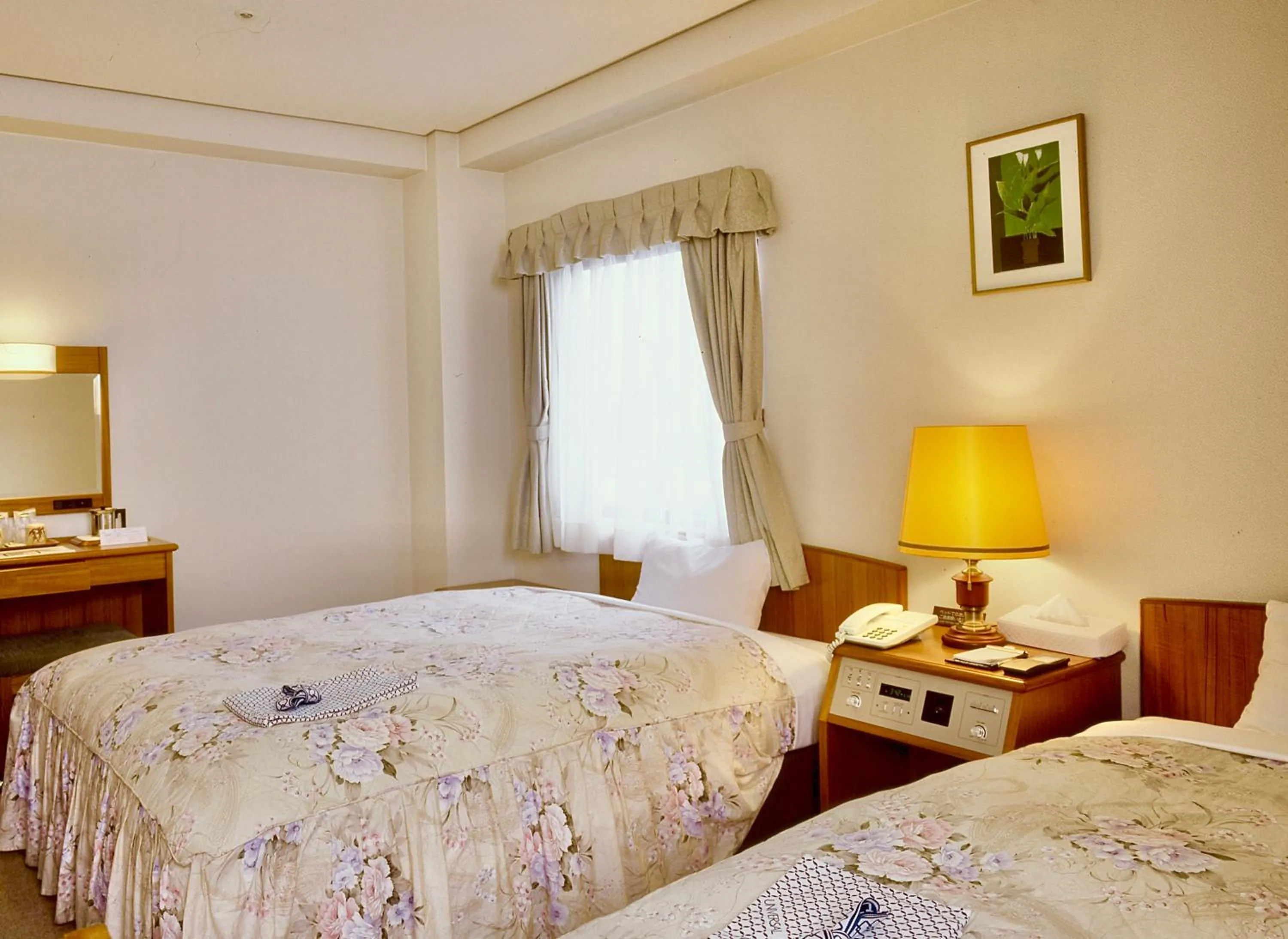Photo of the whole room, Bed in Okayama Ekimae Universal Hotel