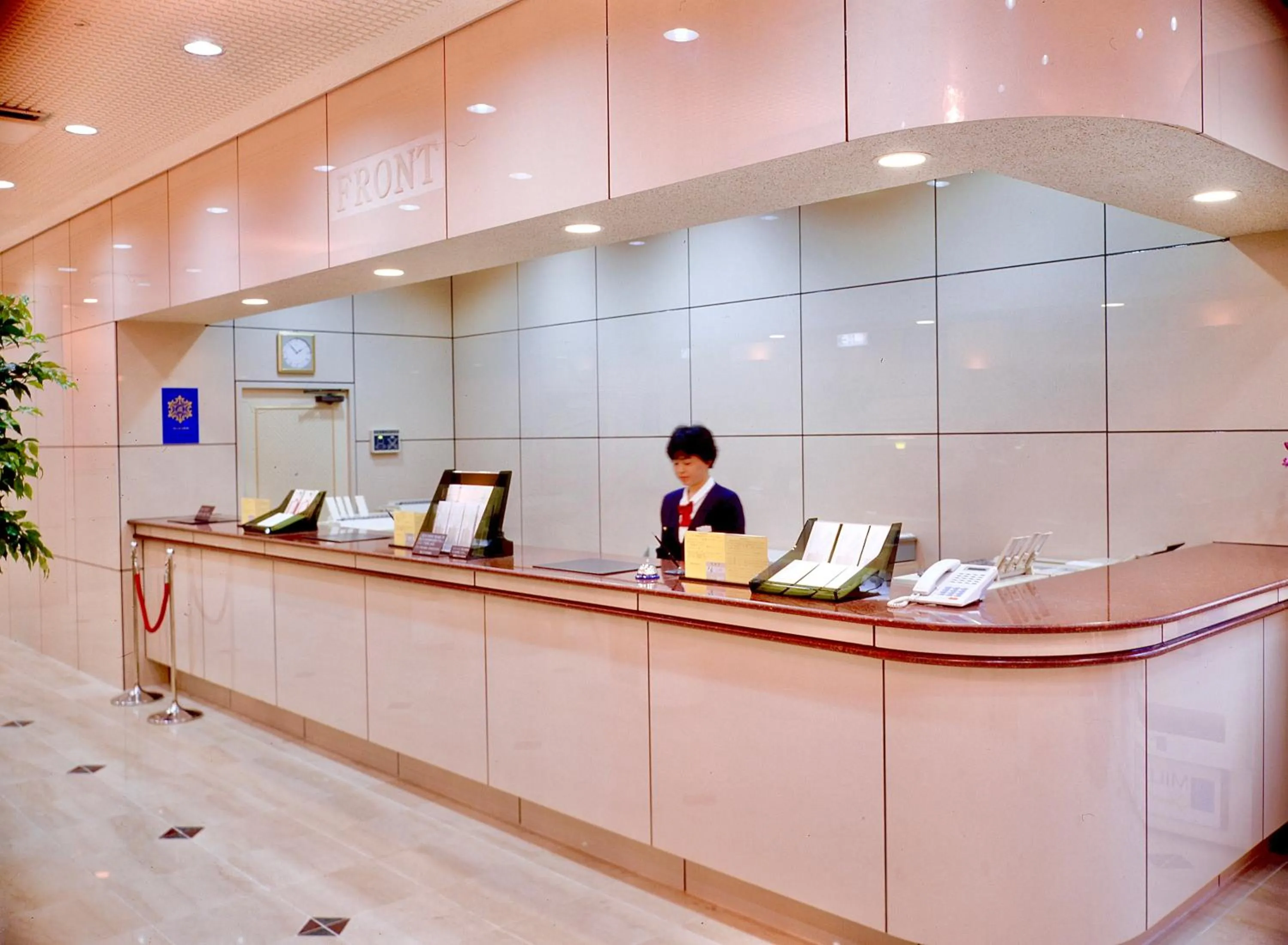 Lobby or reception in Okayama Ekimae Universal Hotel