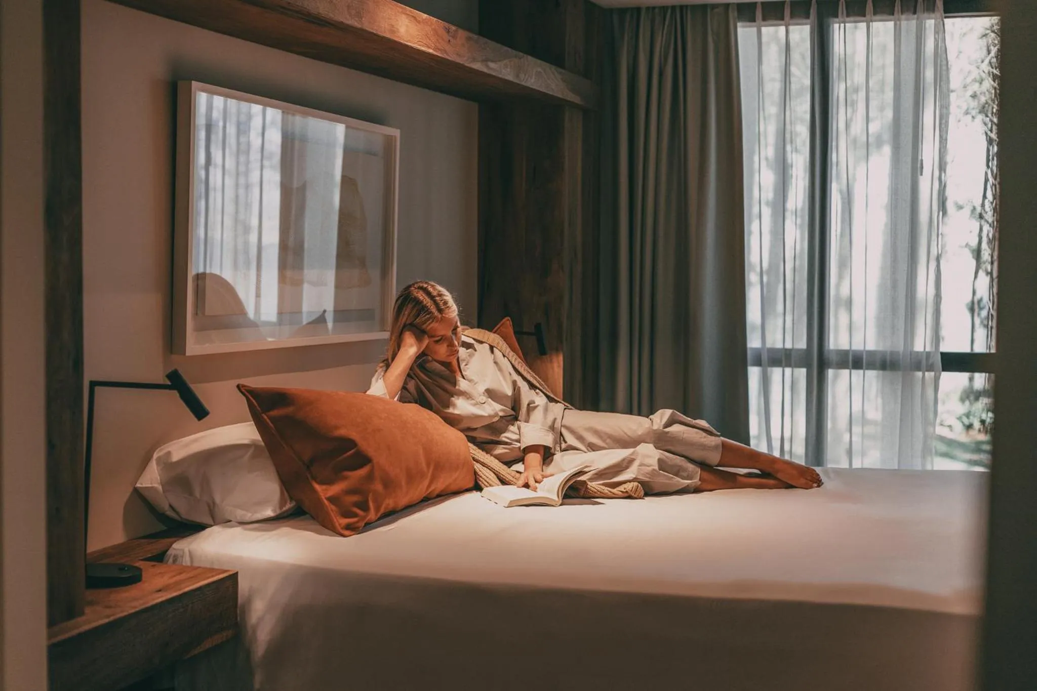 Bed in Get Hotel Molvento, AKEN SOUL Collection