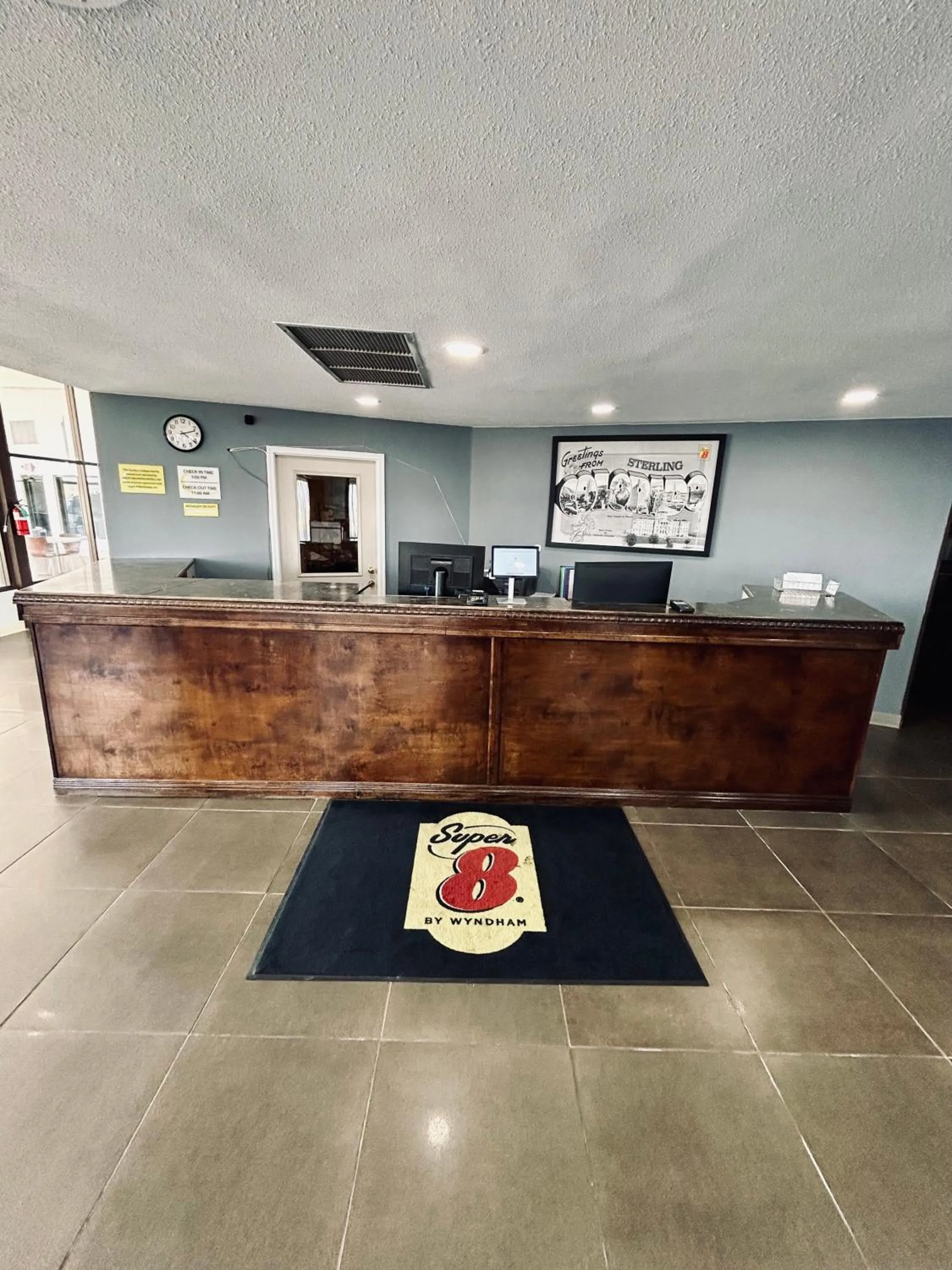 Lobby or reception in Super 8 by Wyndham Sterling CO