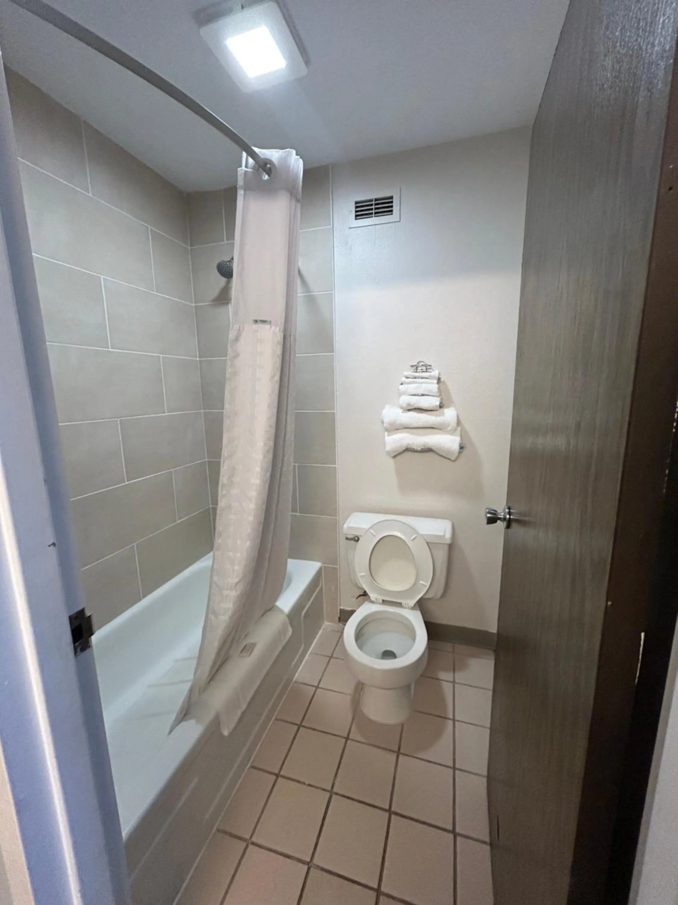 Bathroom in Super 8 by Wyndham Sterling CO