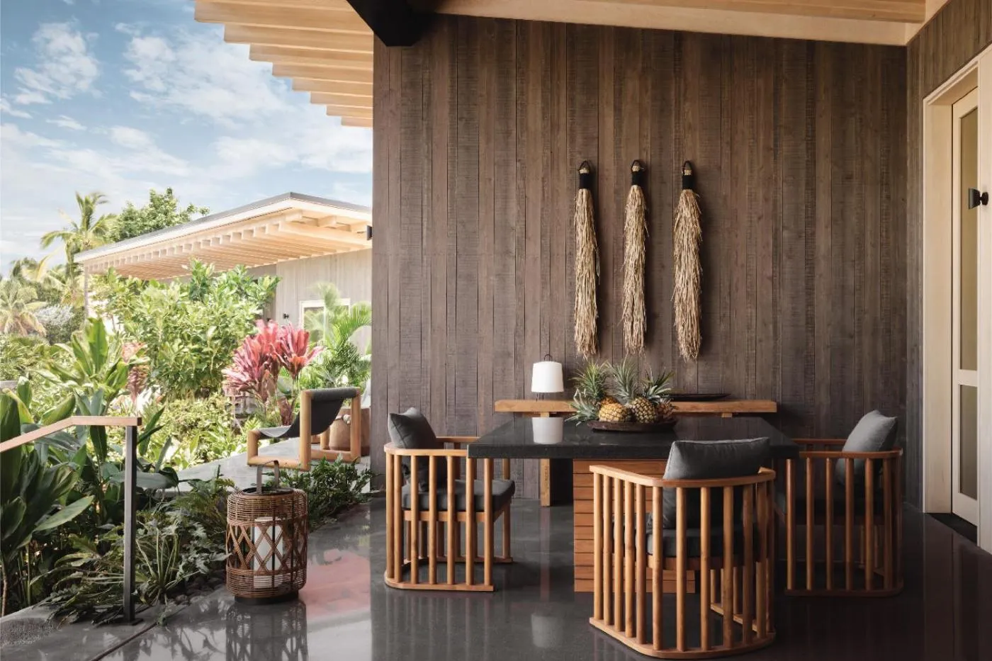 Patio in Kona Village A Rosewood Resort