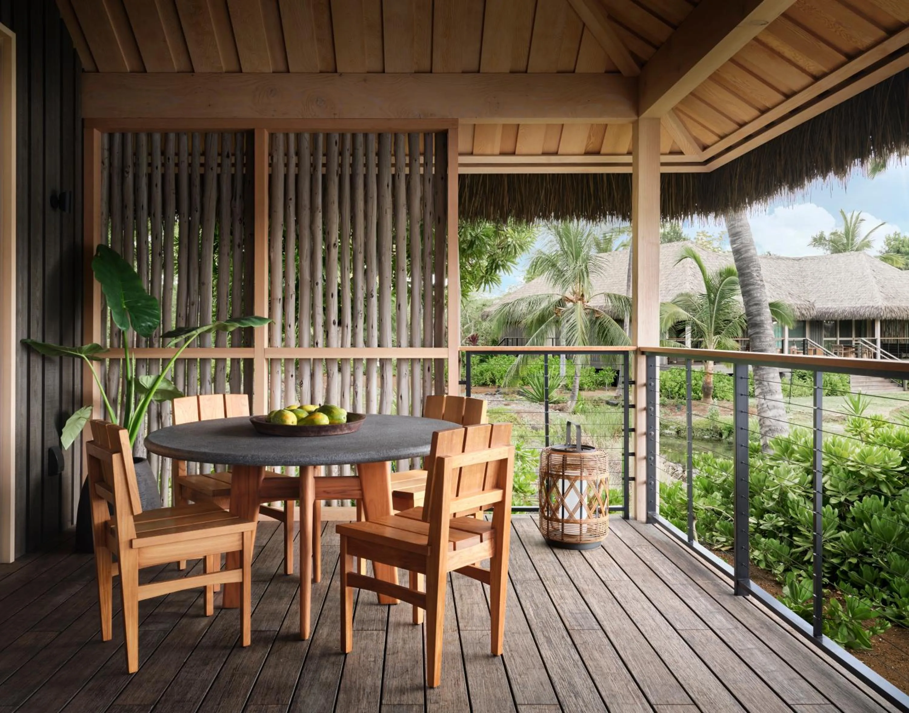 Patio in Kona Village A Rosewood Resort