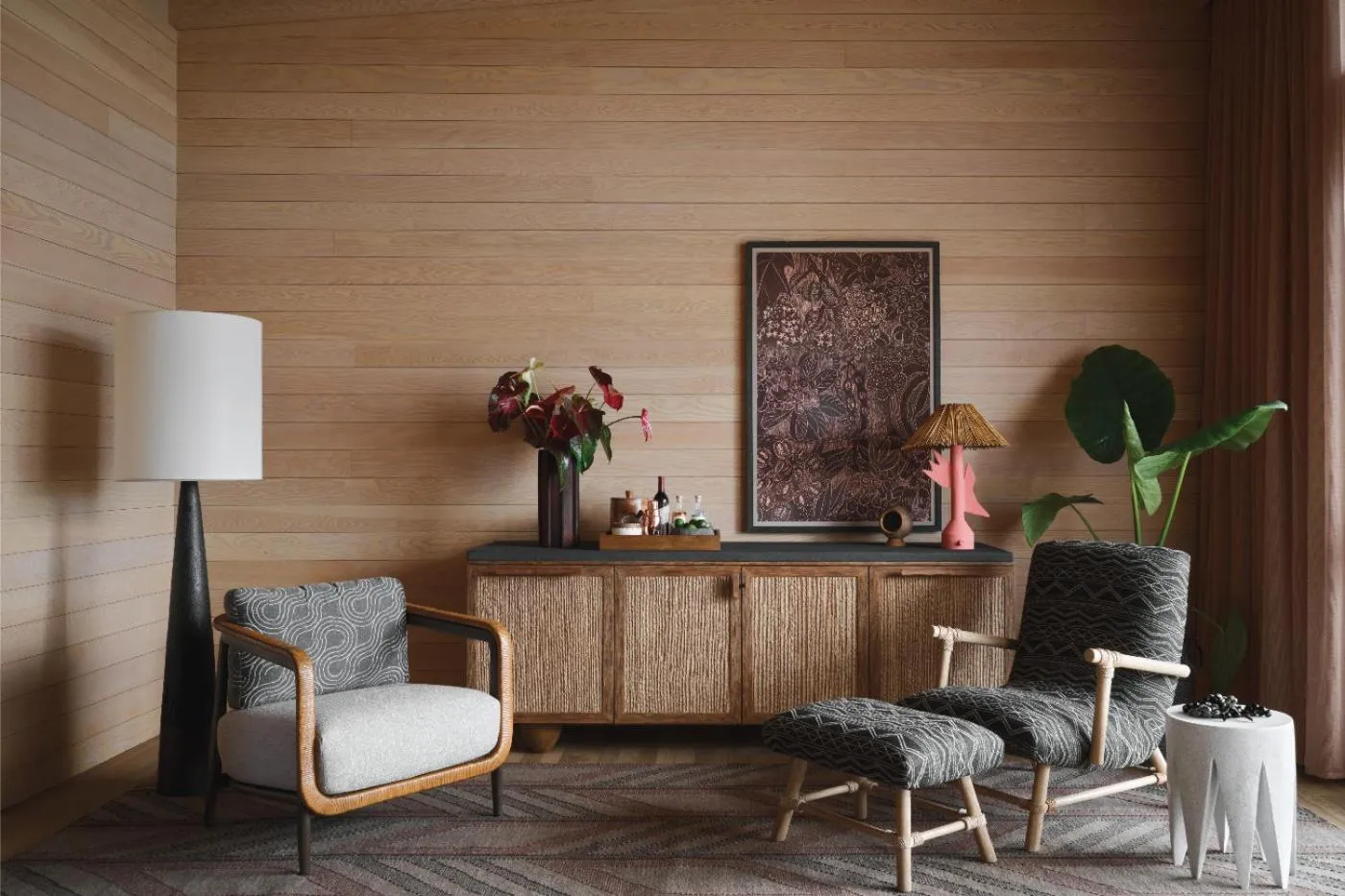 Living room in Kona Village A Rosewood Resort