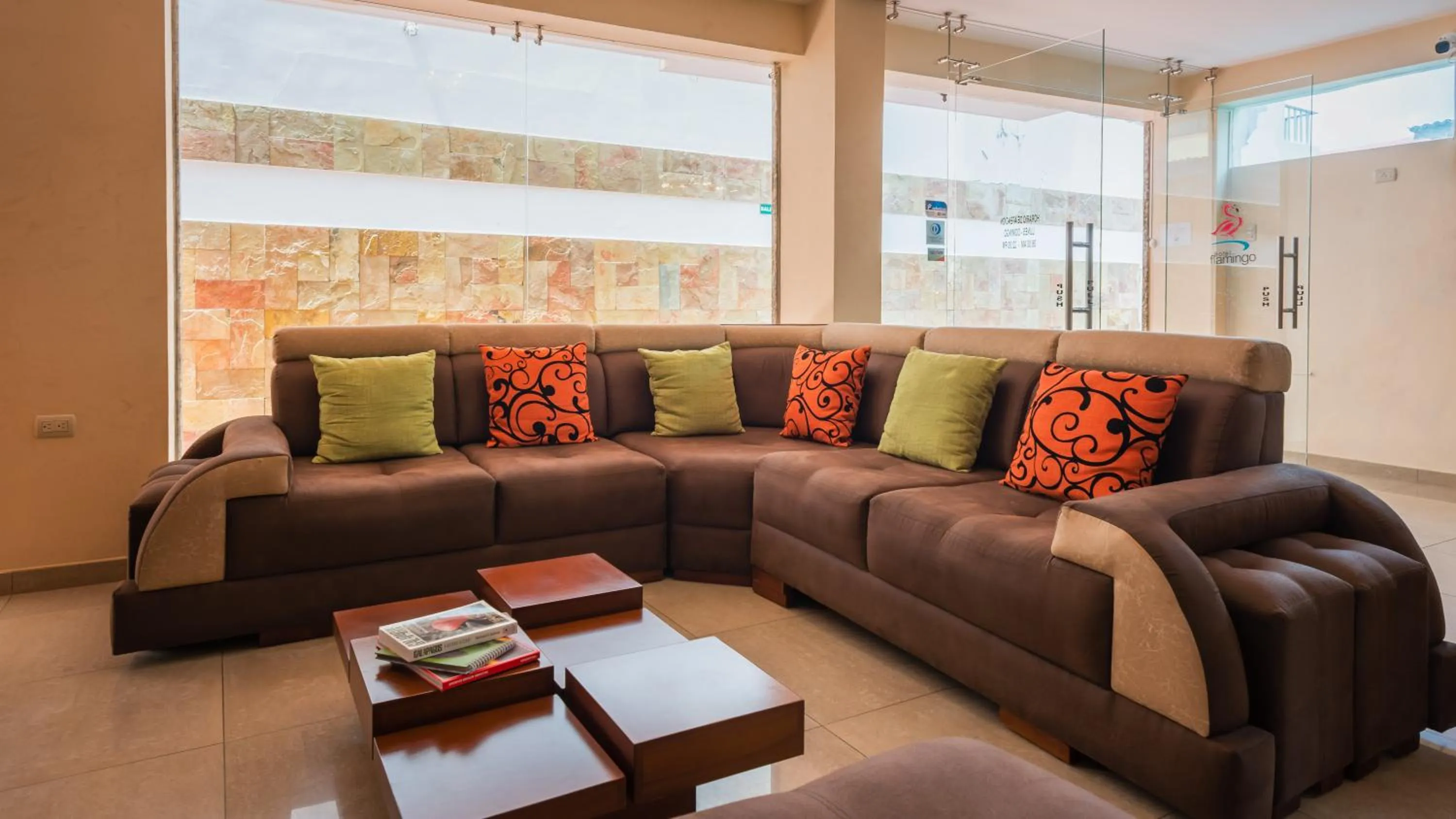 Lobby or reception in Hotel Flamingo