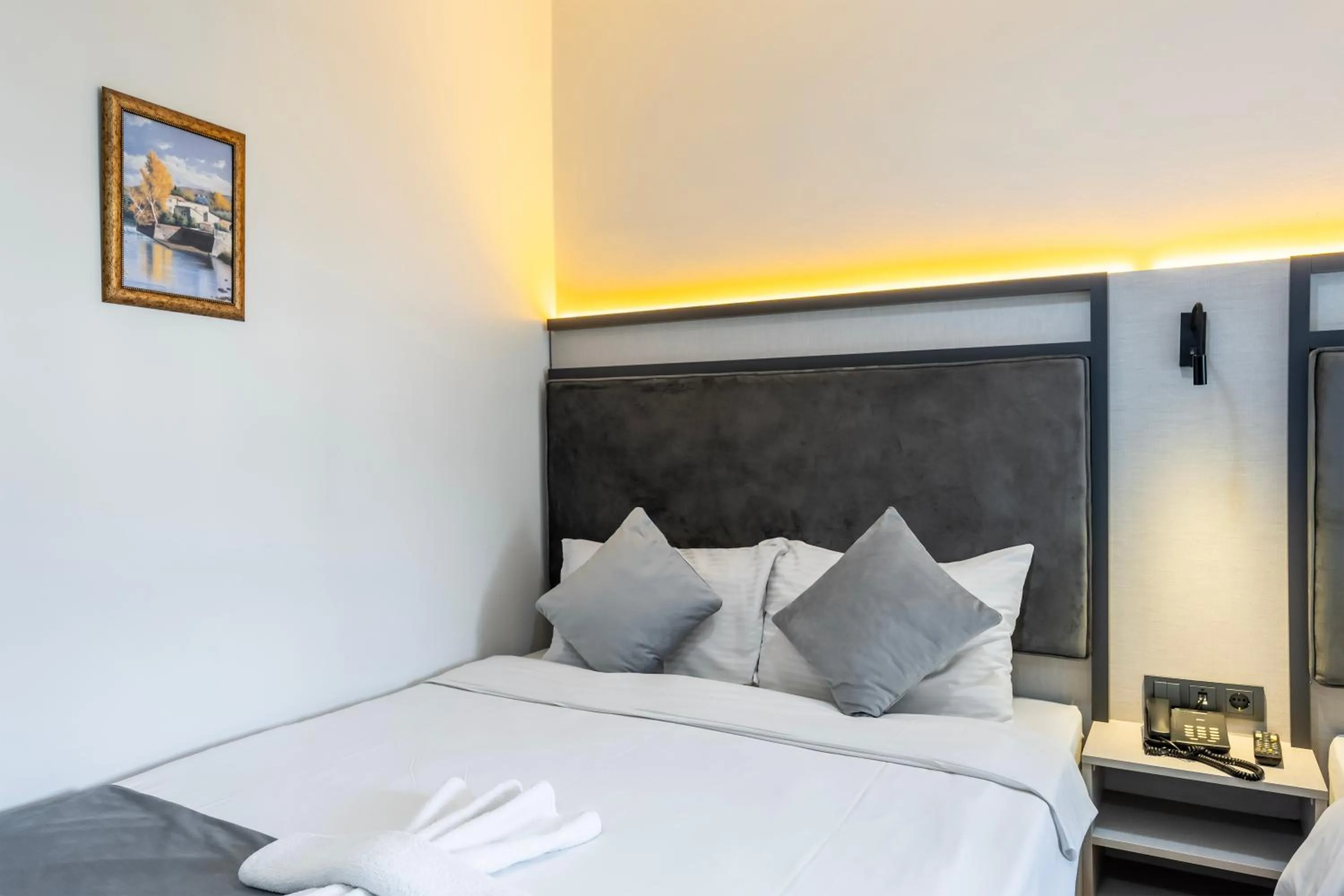 Bed in Taksim Trust Hotel