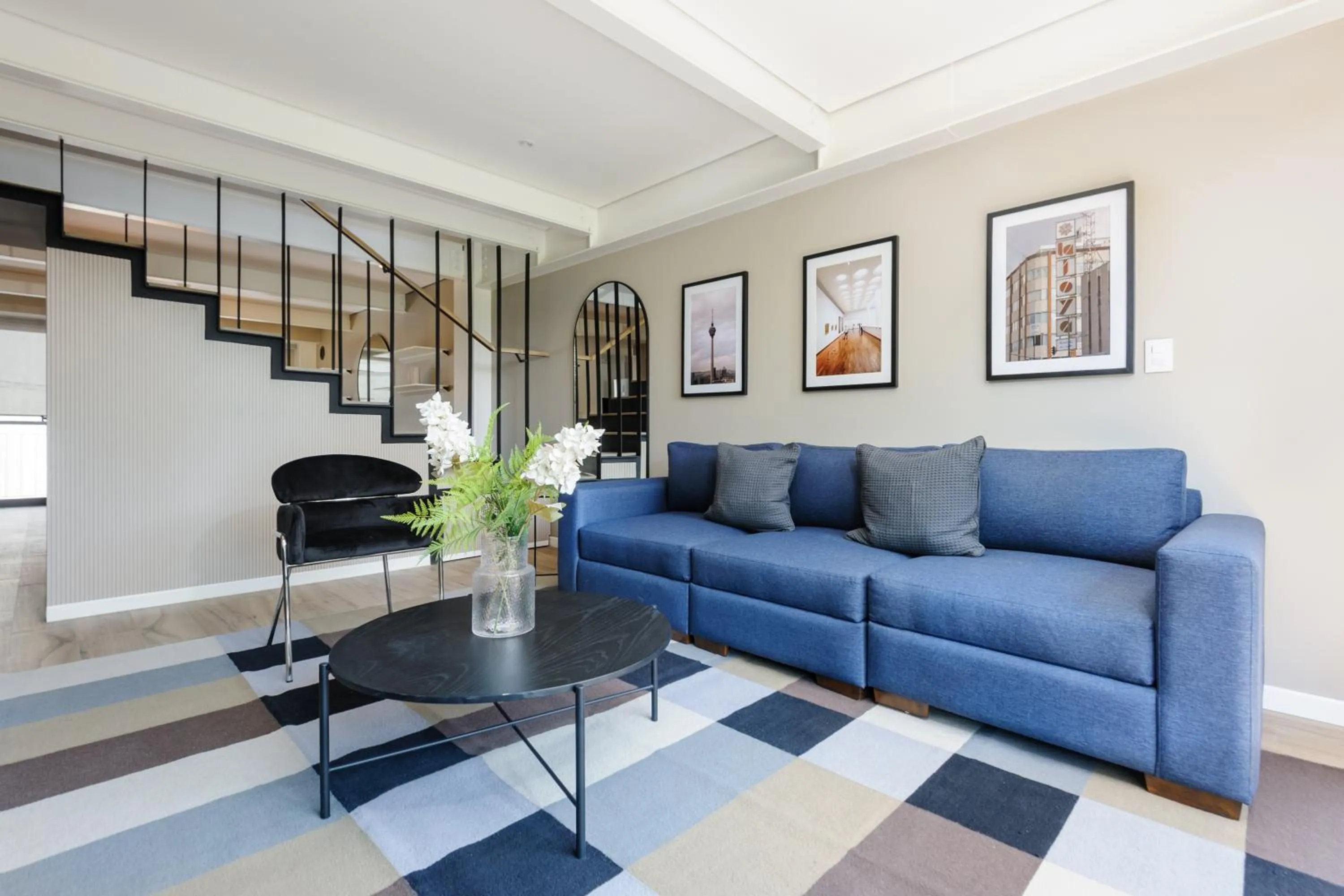 Living room in Nuevo Leon 155 by Wynwood House