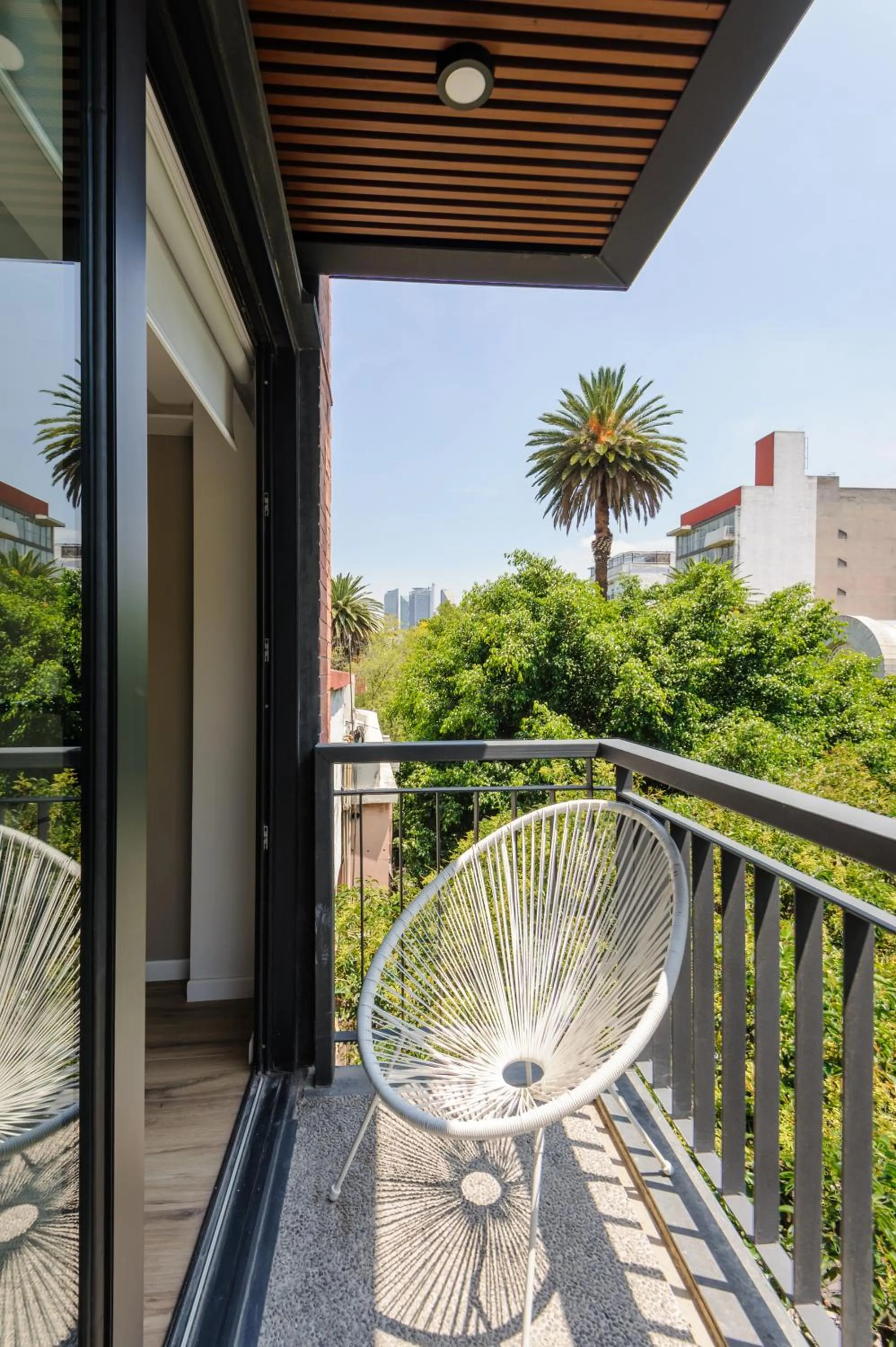 Balcony/Terrace in Nuevo Leon 155 by Wynwood House