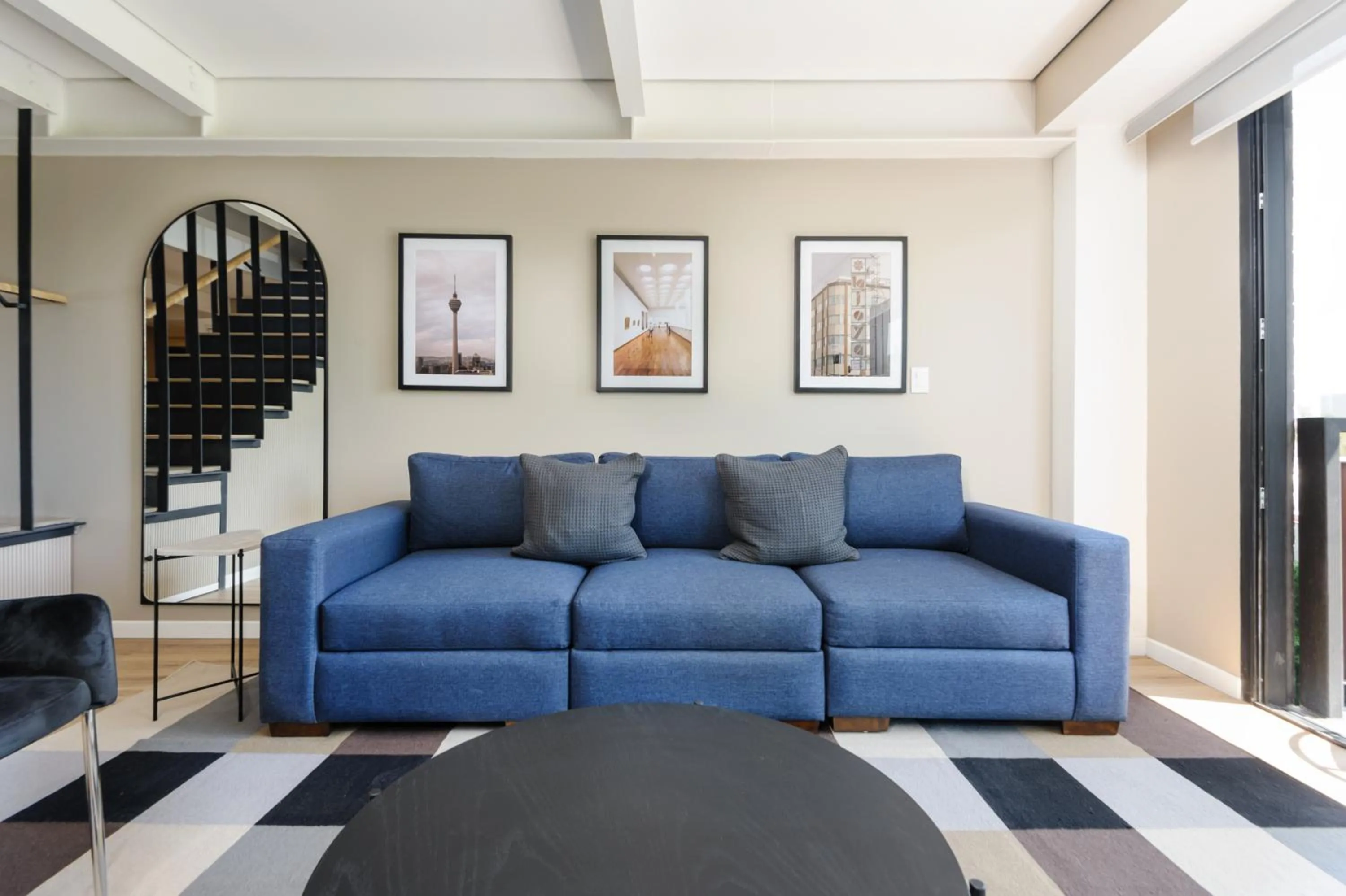 Living room in Nuevo Leon 155 by Wynwood House