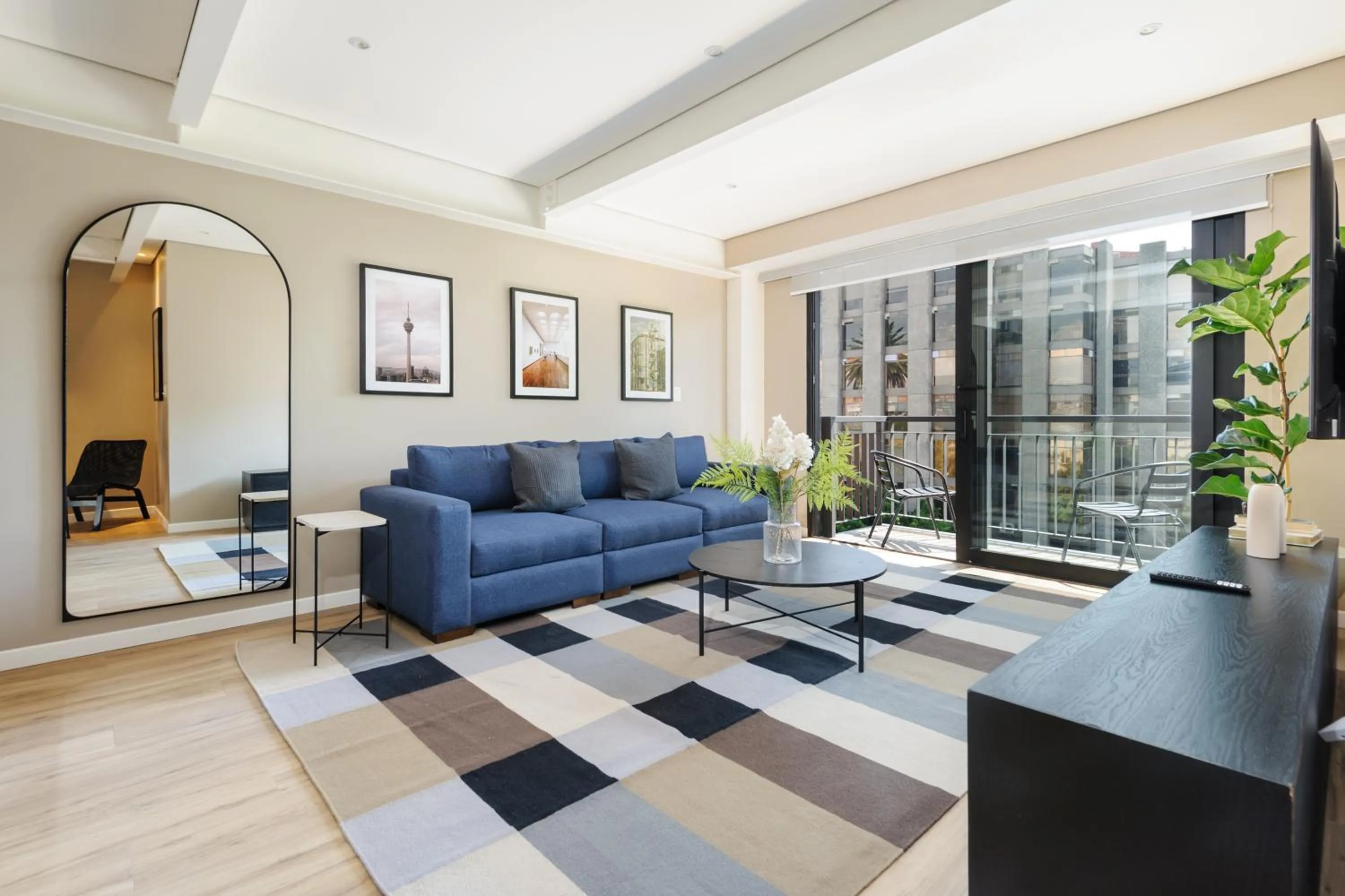 Living room in Nuevo Leon 155 by Wynwood House