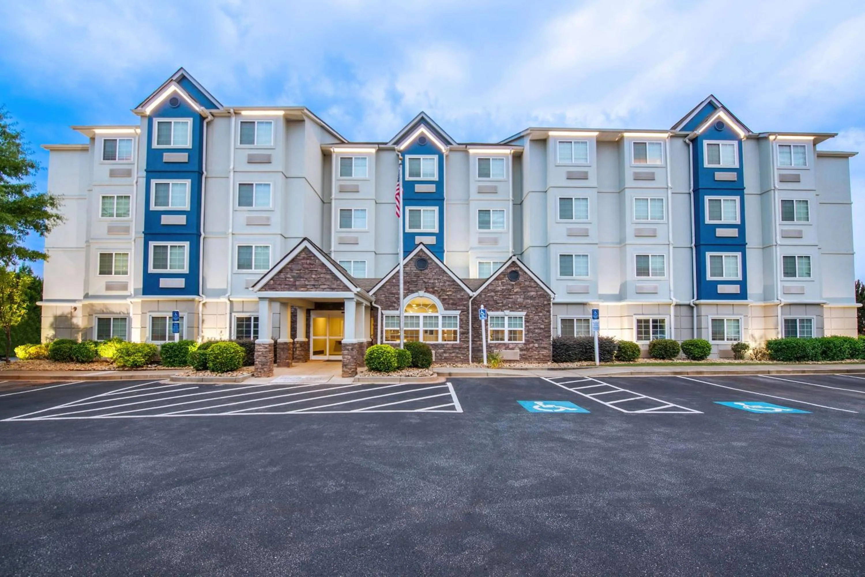 Property building in Microtel Inn and Suites by Wyndham Anderson SC