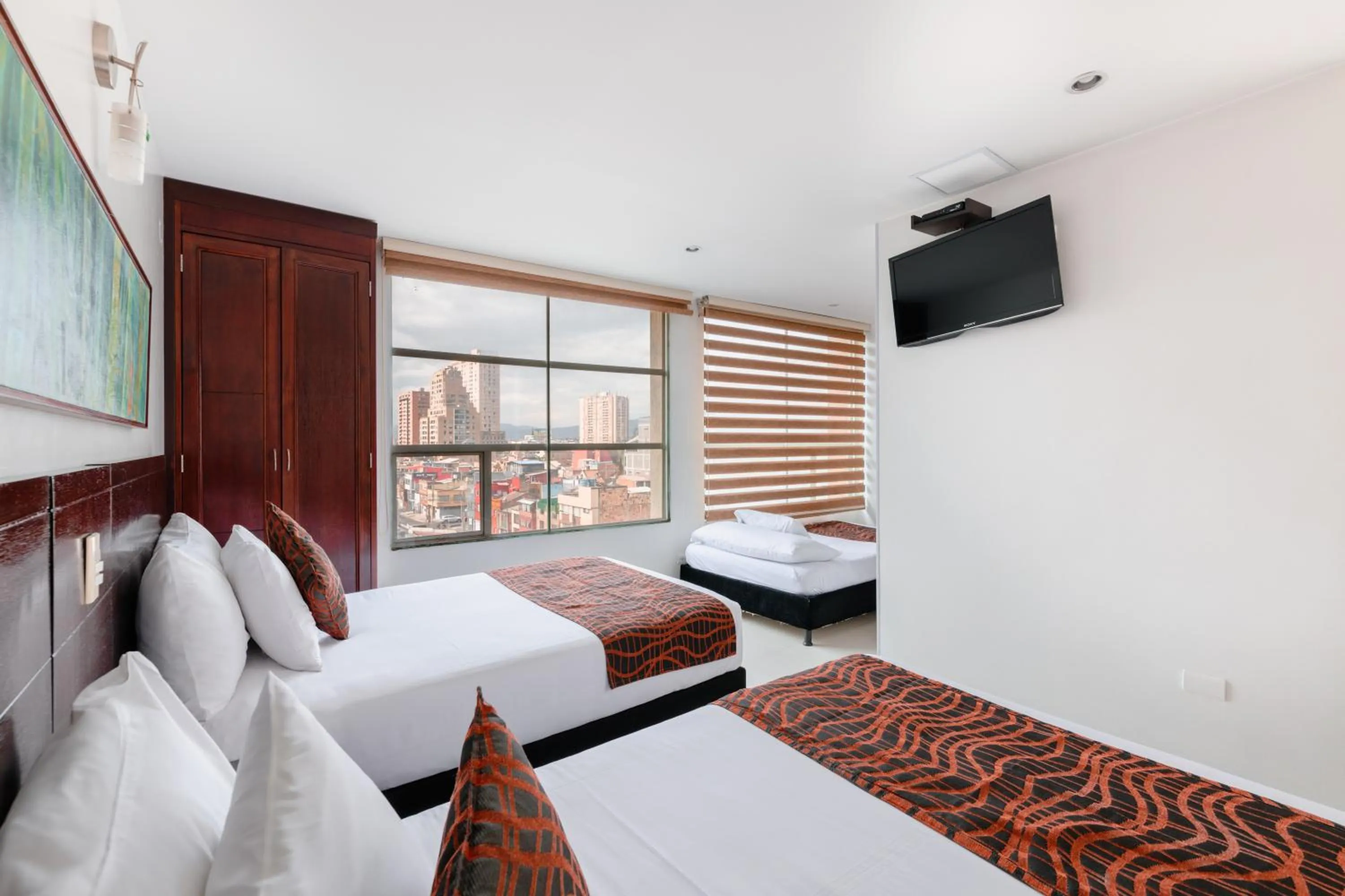 Bed in Hotel Parque 63