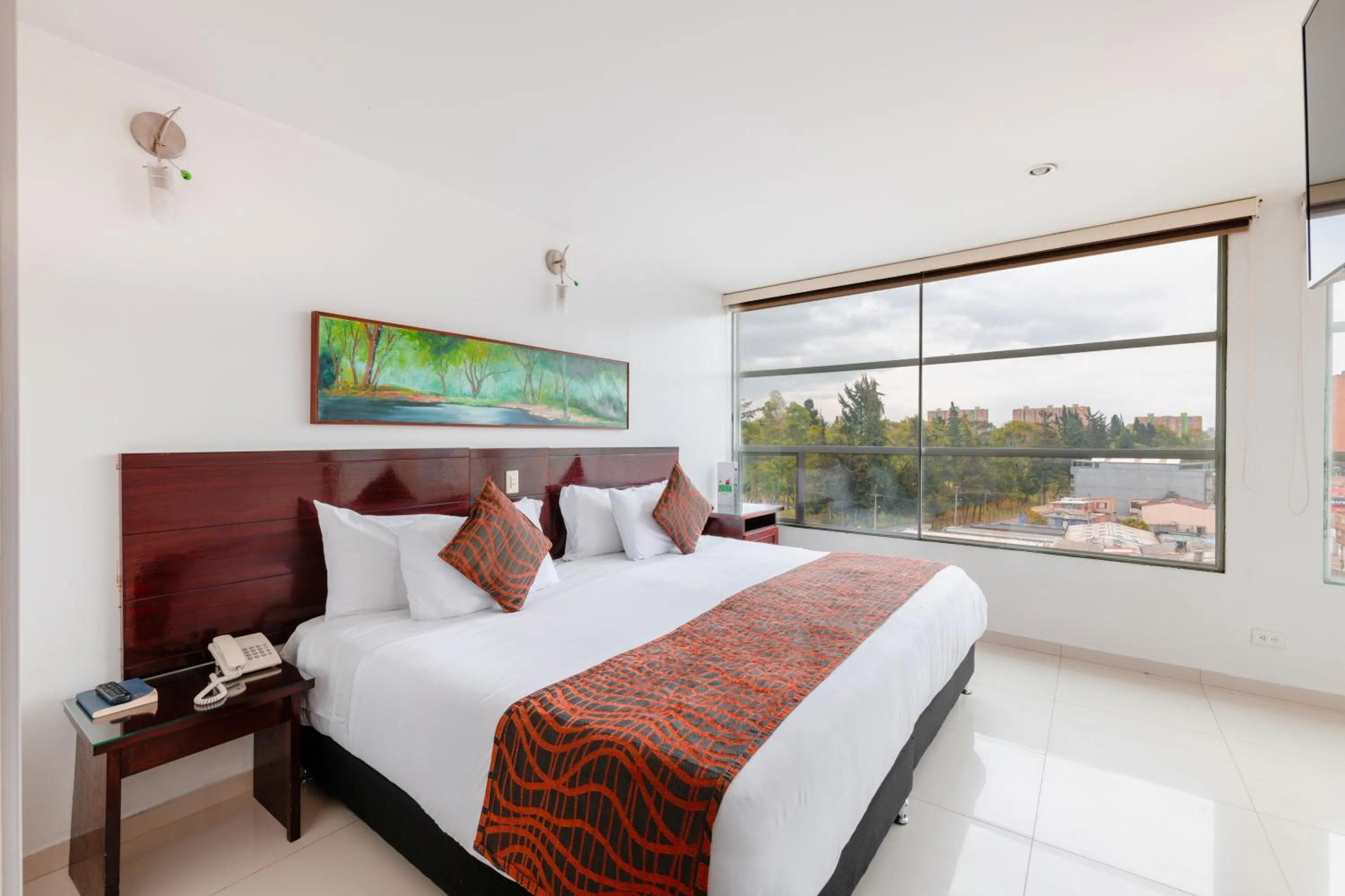 Bed in Hotel Parque 63