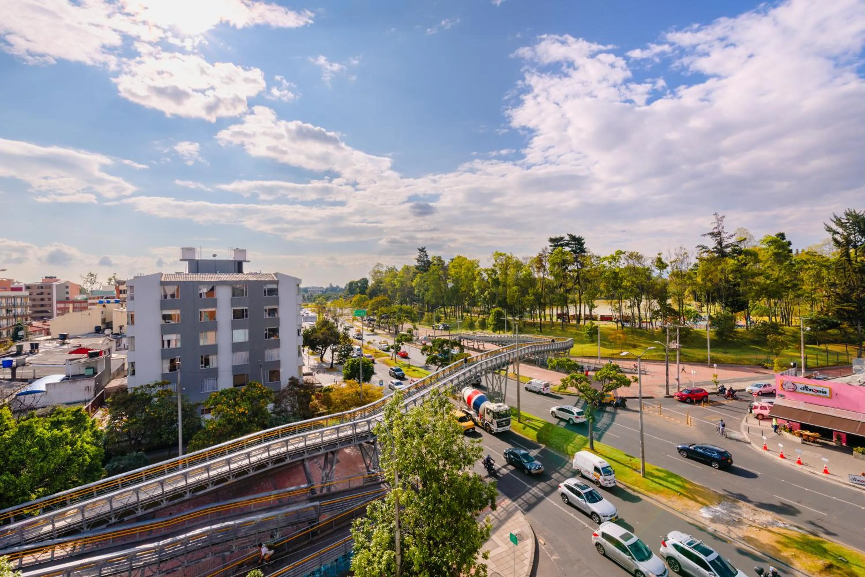 Bird's eye view in Hotel Parque 63