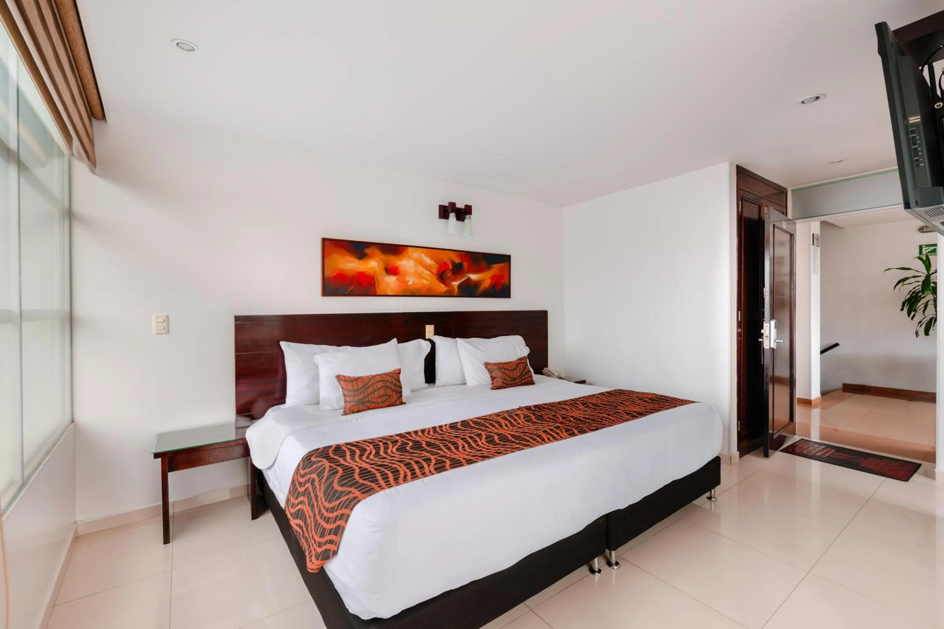 Bed in Hotel Parque 63