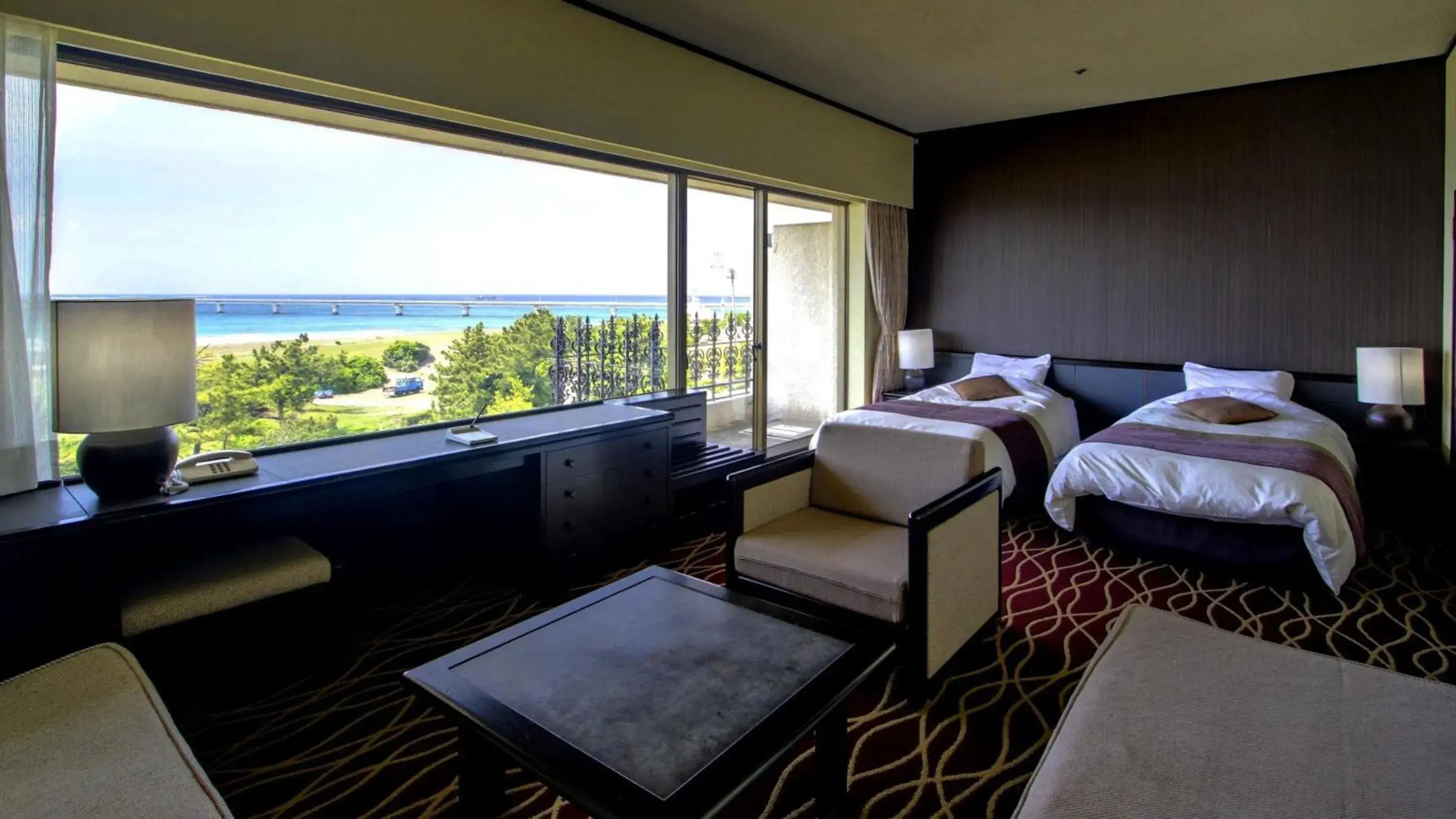 Twin Room with Scenic Ocean View in Hotel Nishinagato Resort Twin Room with Scenic Ocean View in Hotel Nishinagato Resort