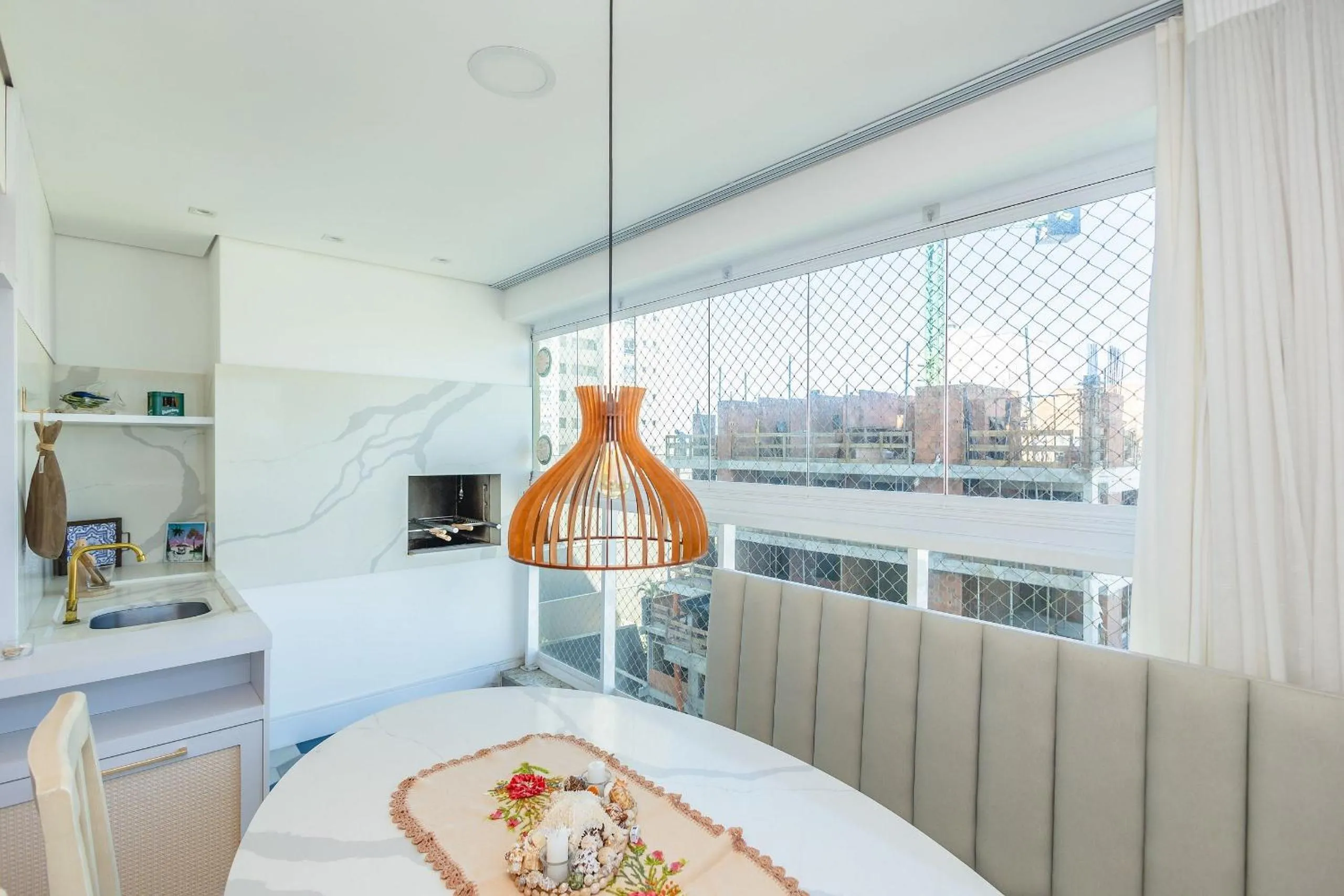 BBQ facilities in Venice Home Club - Balneário Piçarras