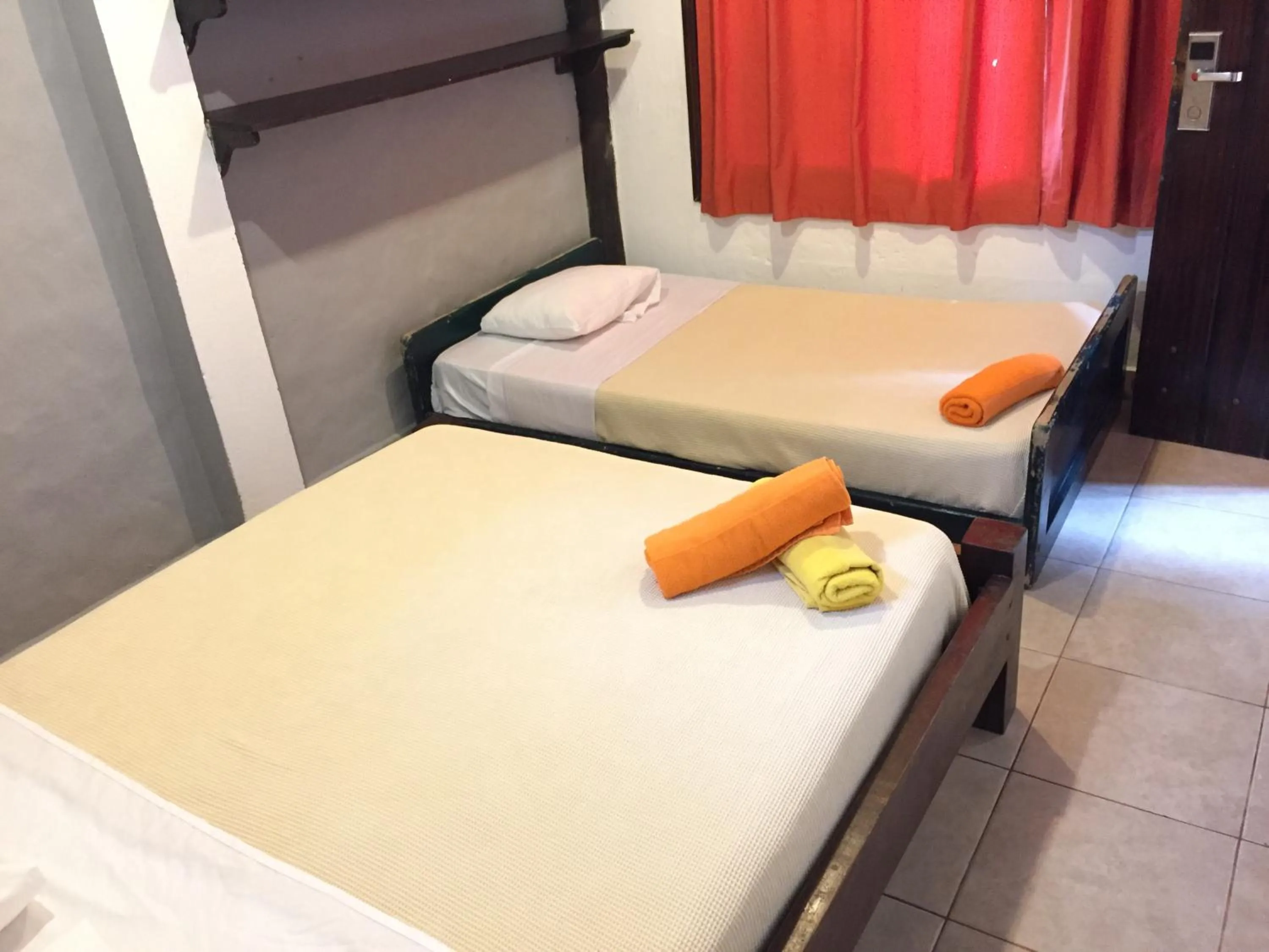 Bed in La Facha Hostal Restaurant Surf