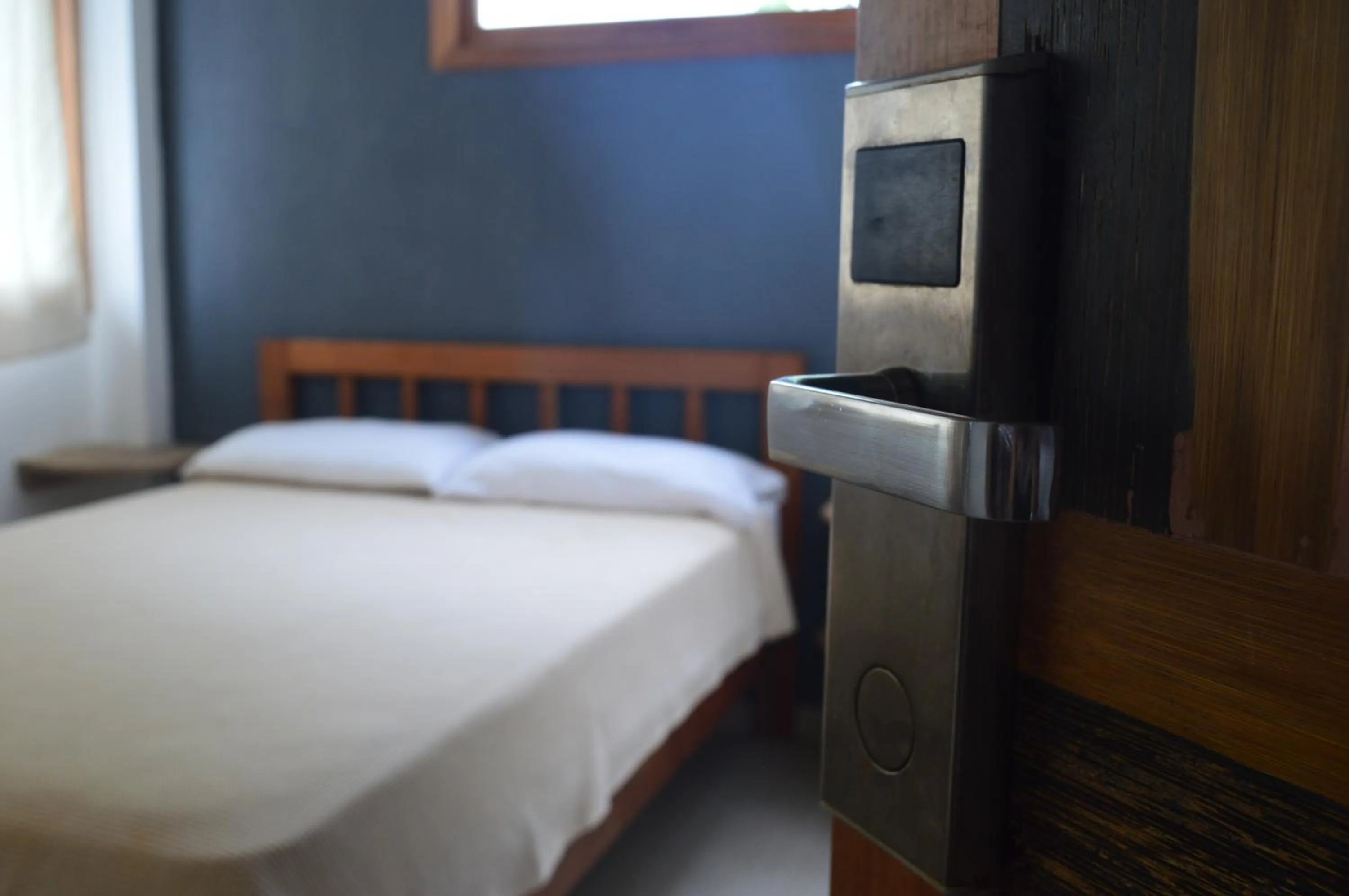 Bed in La Facha Hostal Restaurant Surf