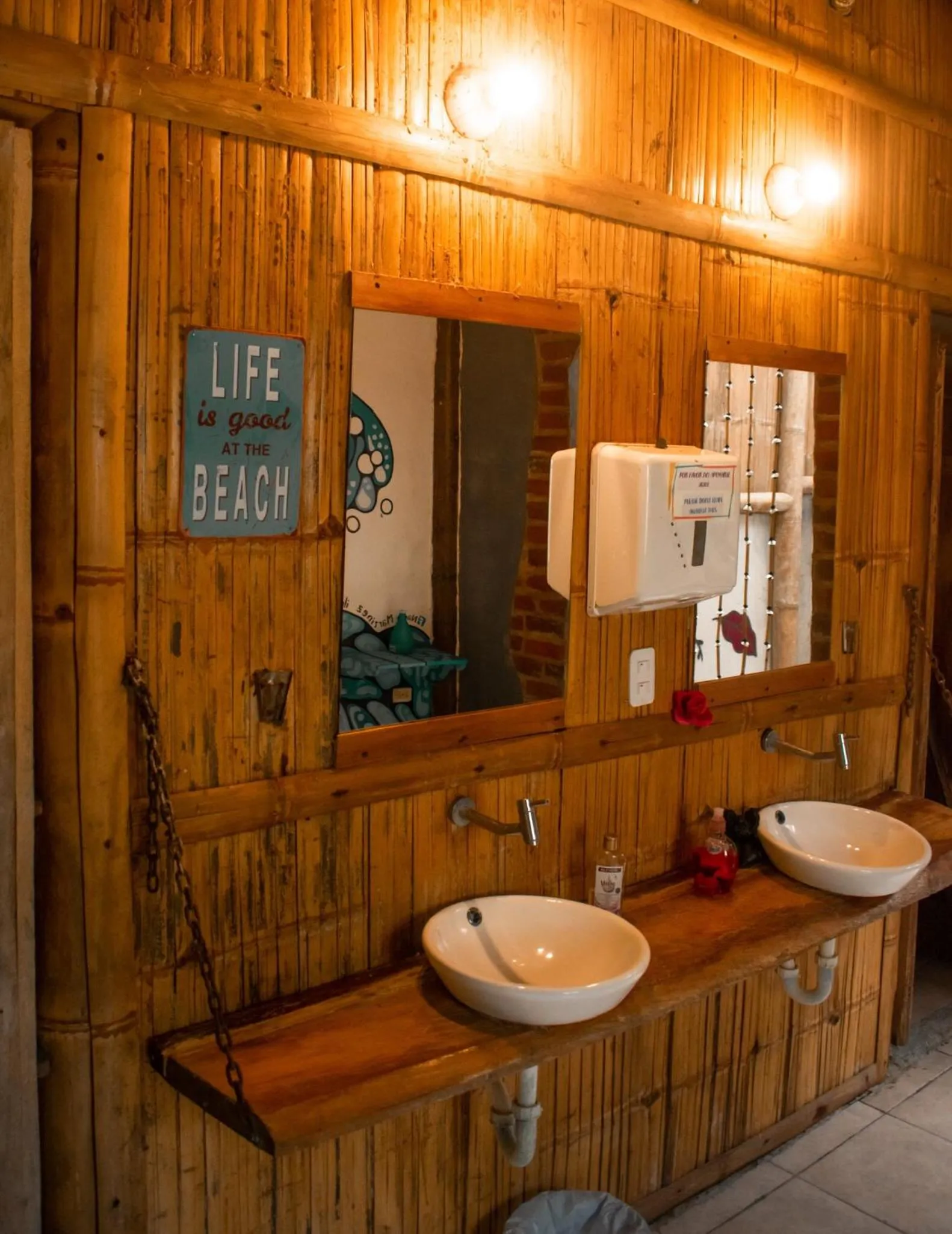 Property building in La Facha Hostal Restaurant Surf