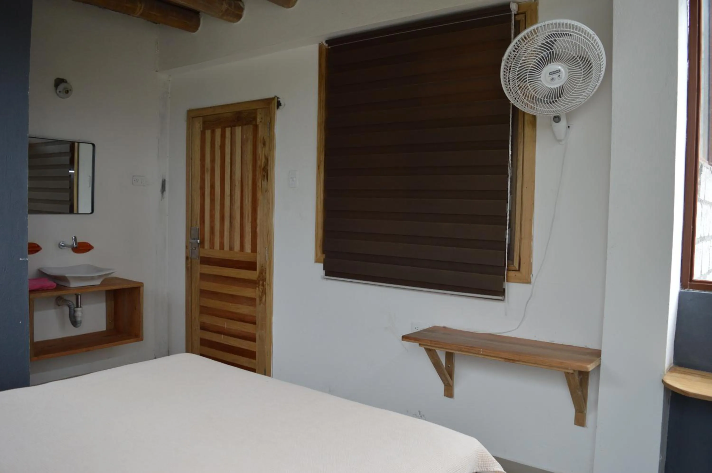 Bed in La Facha Hostal Restaurant Surf