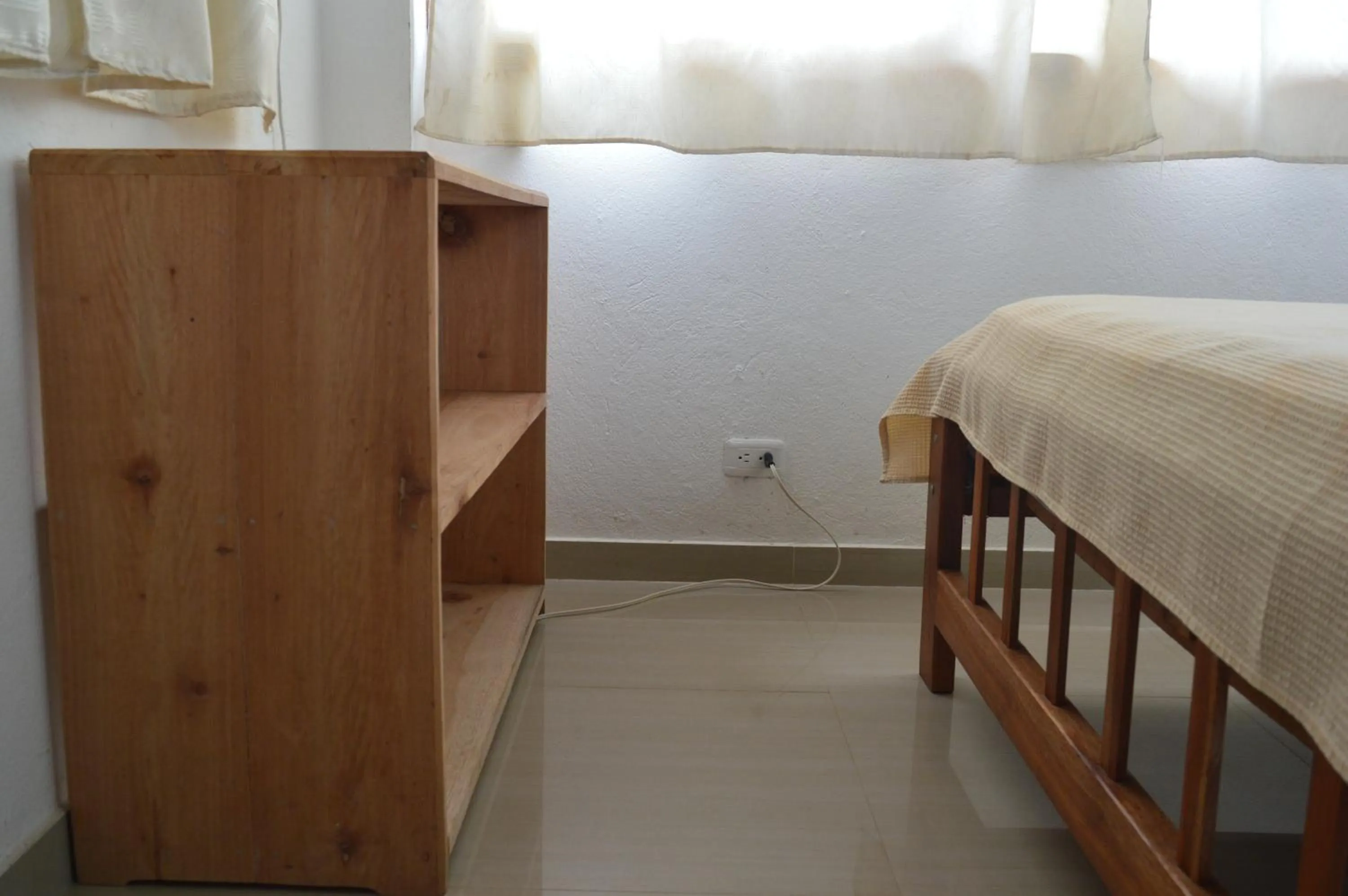 Bed in La Facha Hostal Restaurant Surf