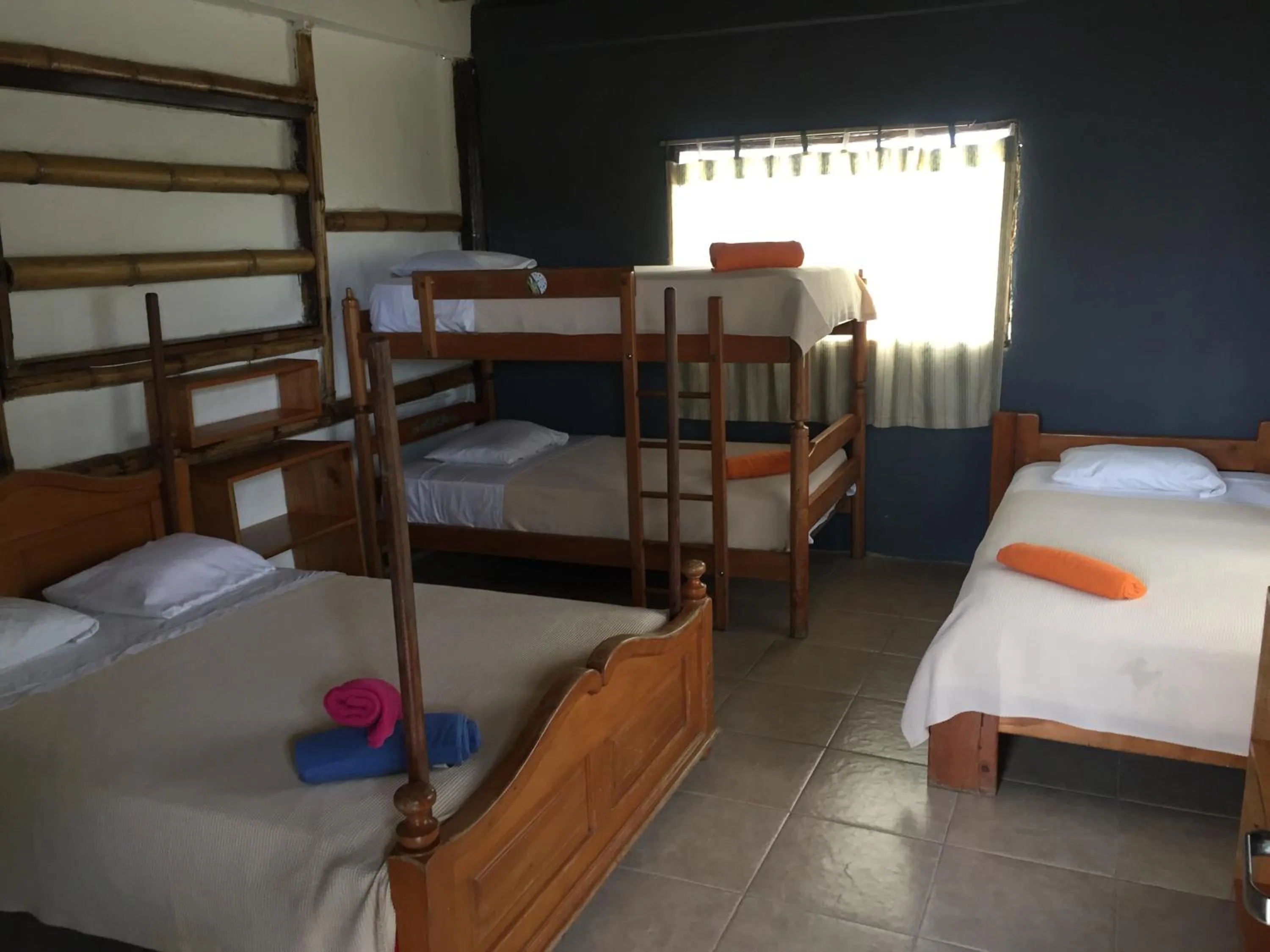 Bed in La Facha Hostal Restaurant Surf