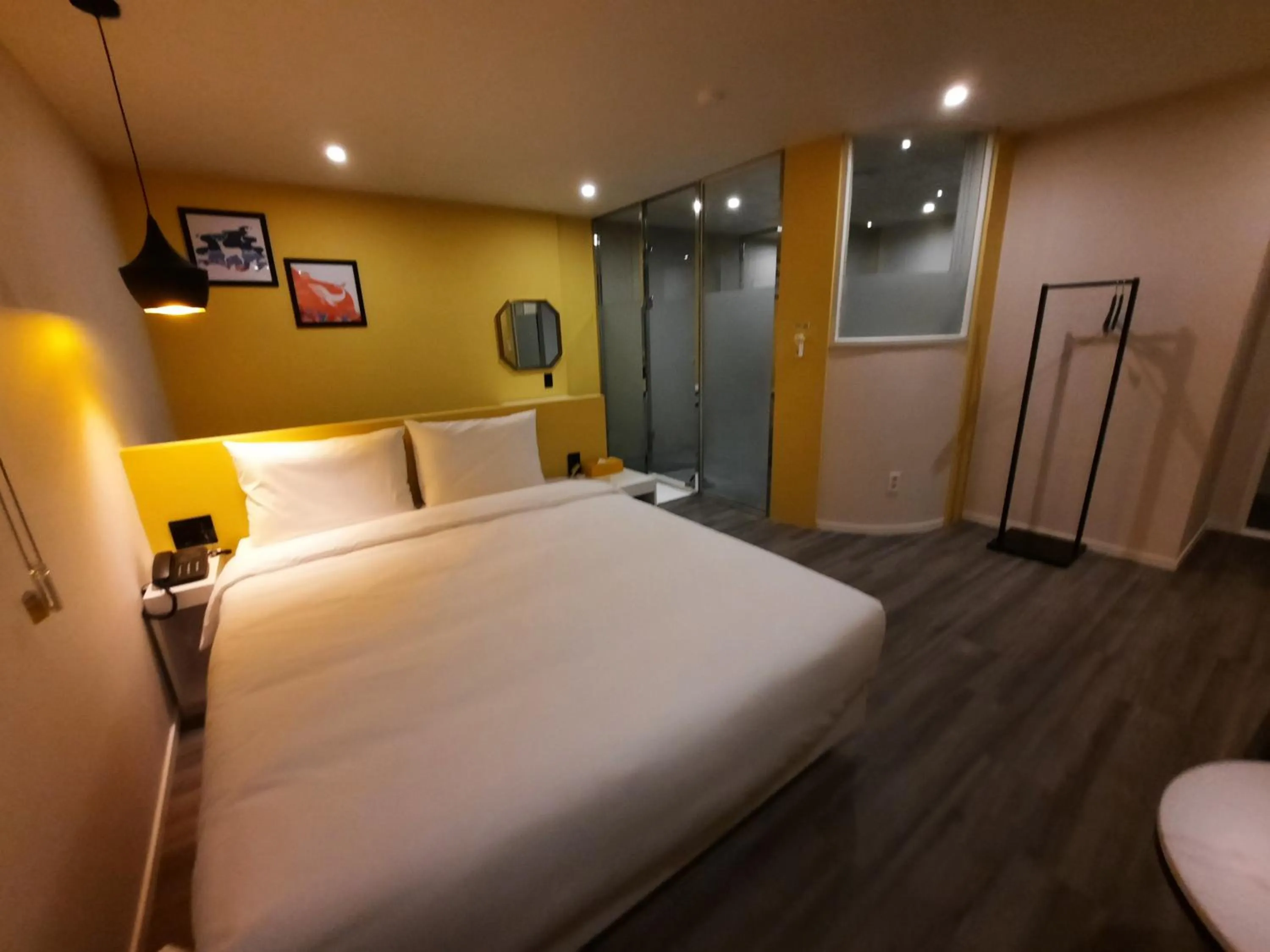 Bed in Rein Hotel Busan Yeonsan