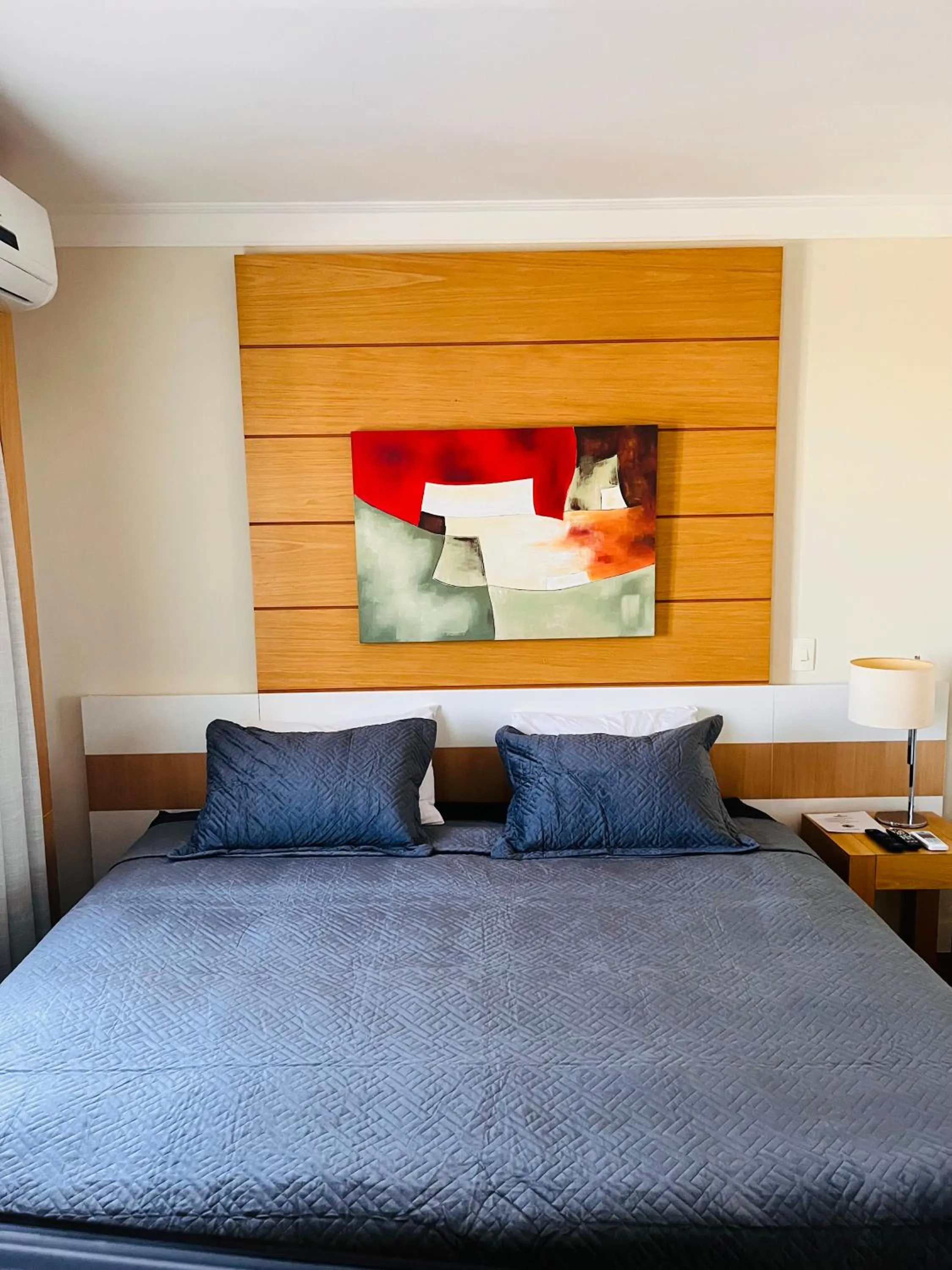 Bed in Quarto de hotel de luxo Congonhas