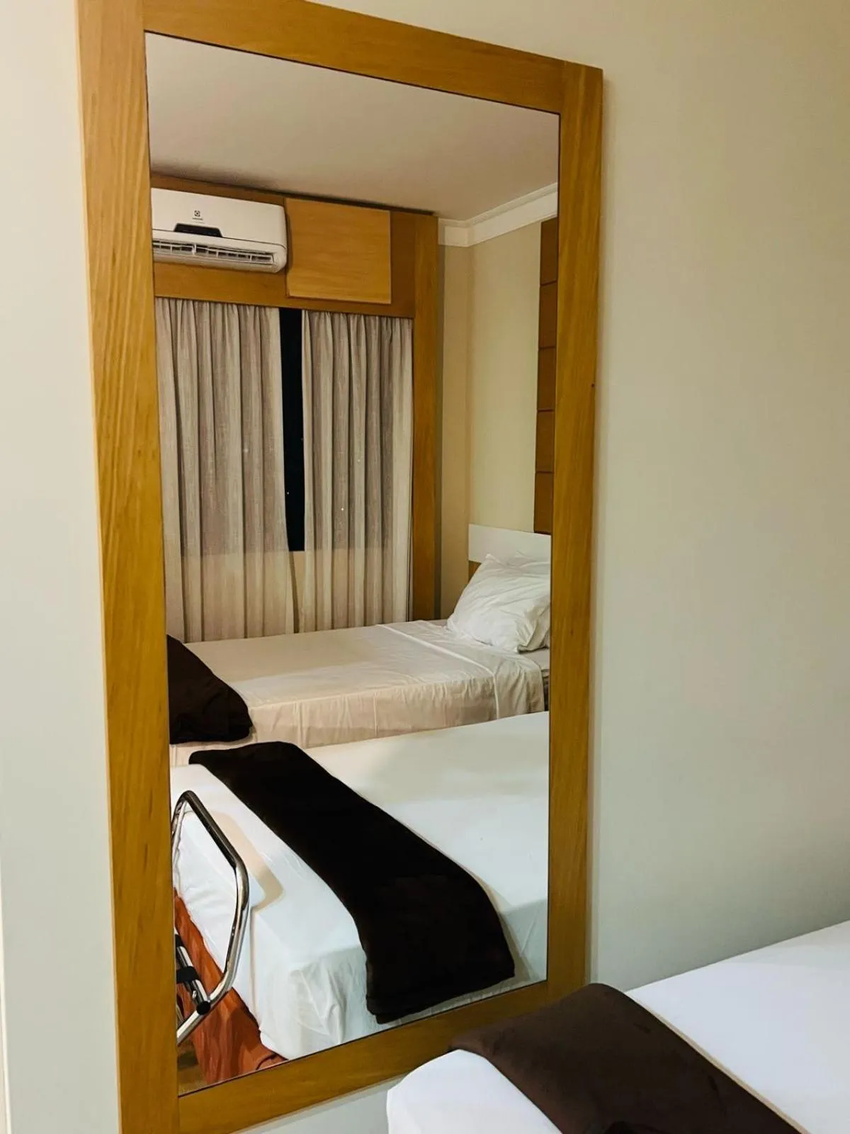 Bed in Quarto de hotel de luxo Congonhas