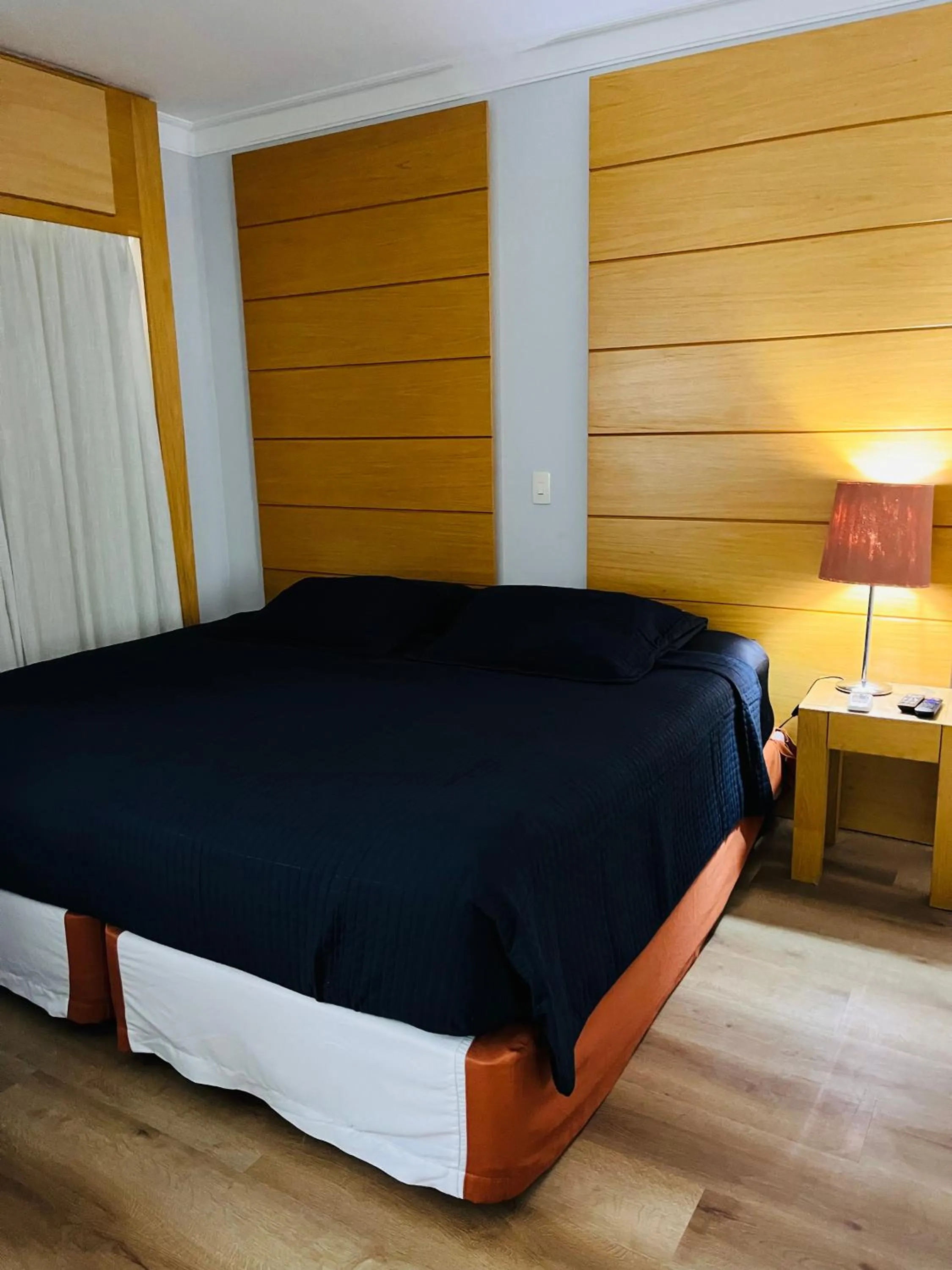 Bed in Quarto de hotel de luxo Congonhas