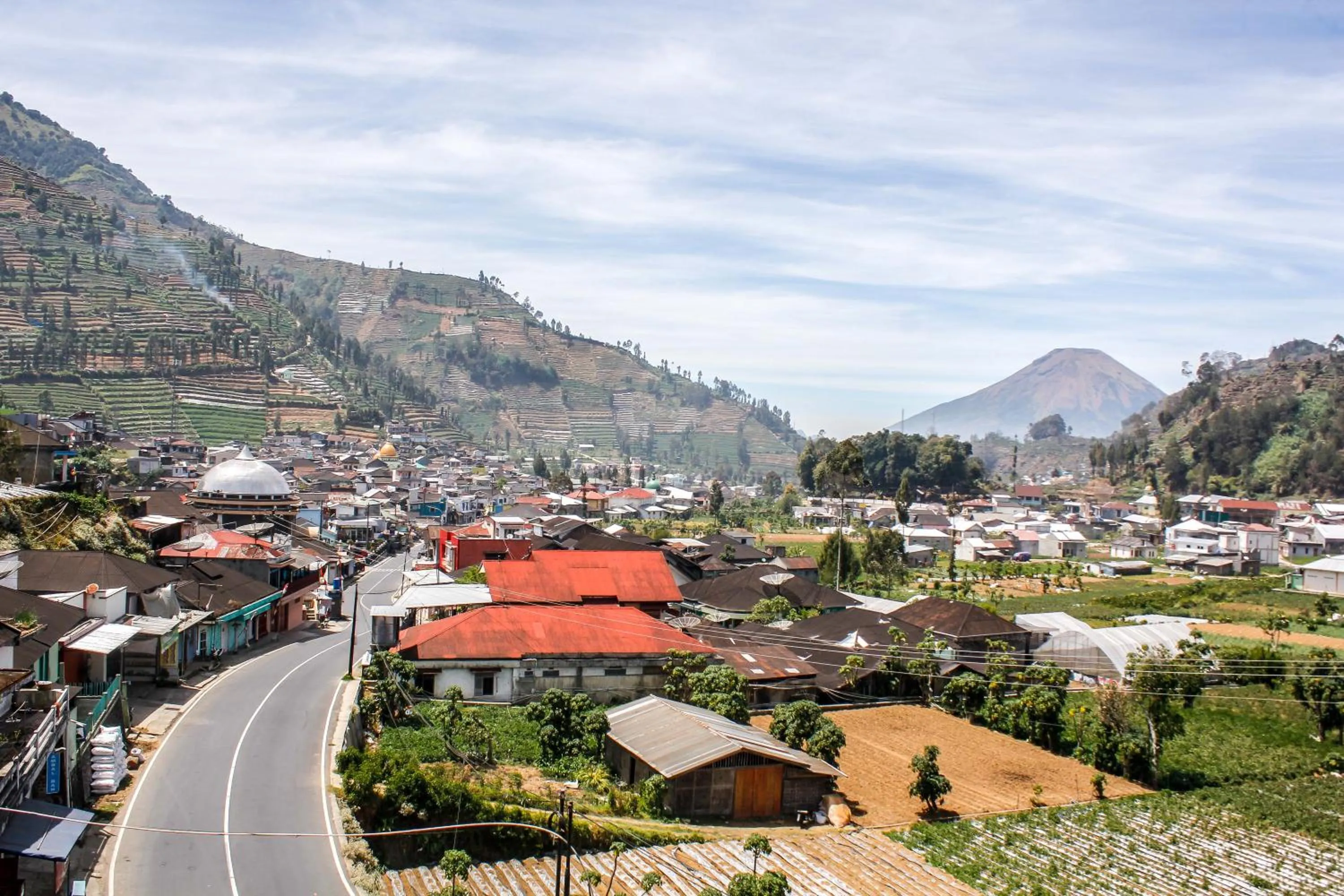 Street view in RedDoorz Syariah near Kawasan Wisata Gunung Prau Dieng
