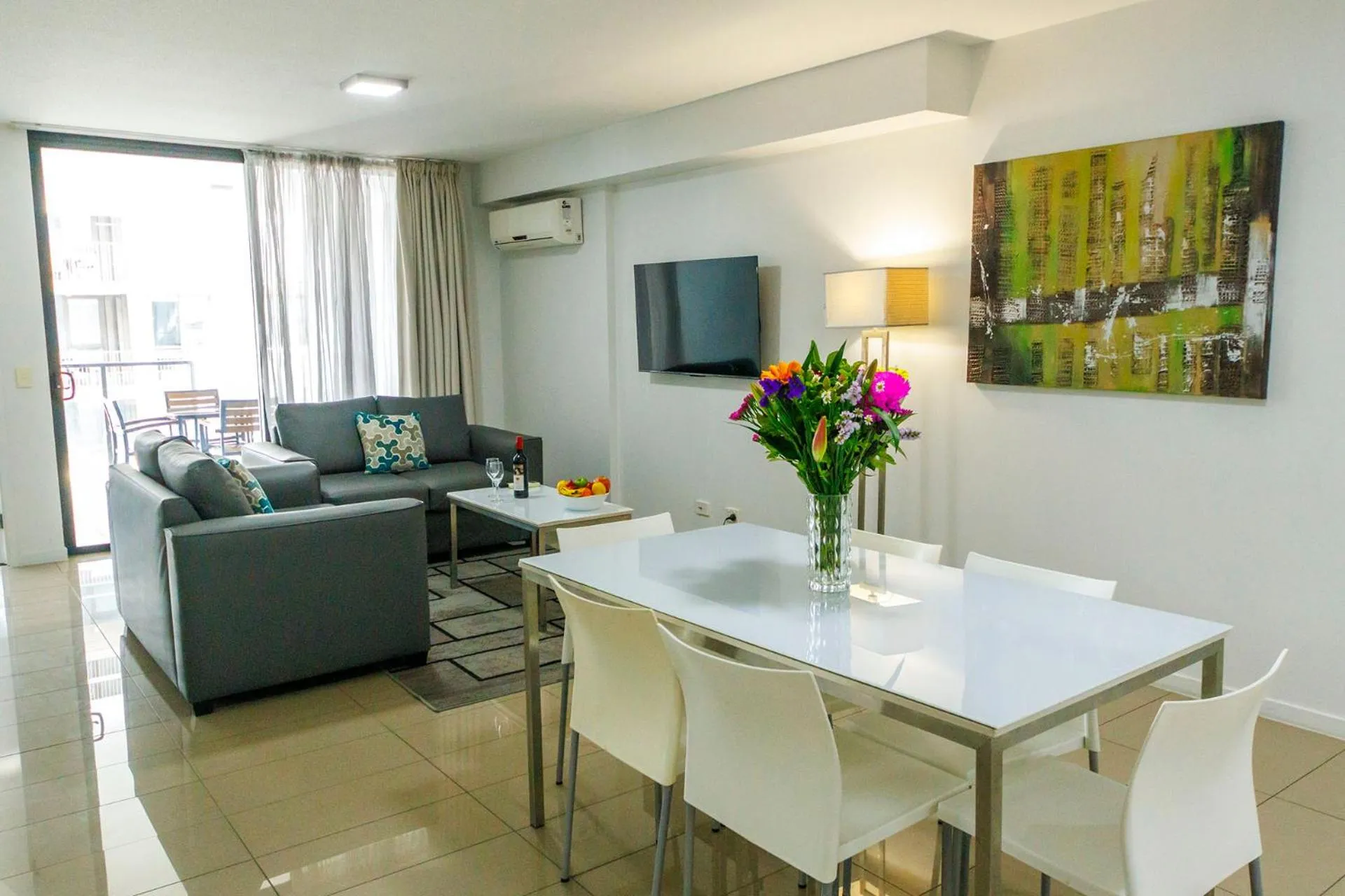 Living room in Atrio Apartments