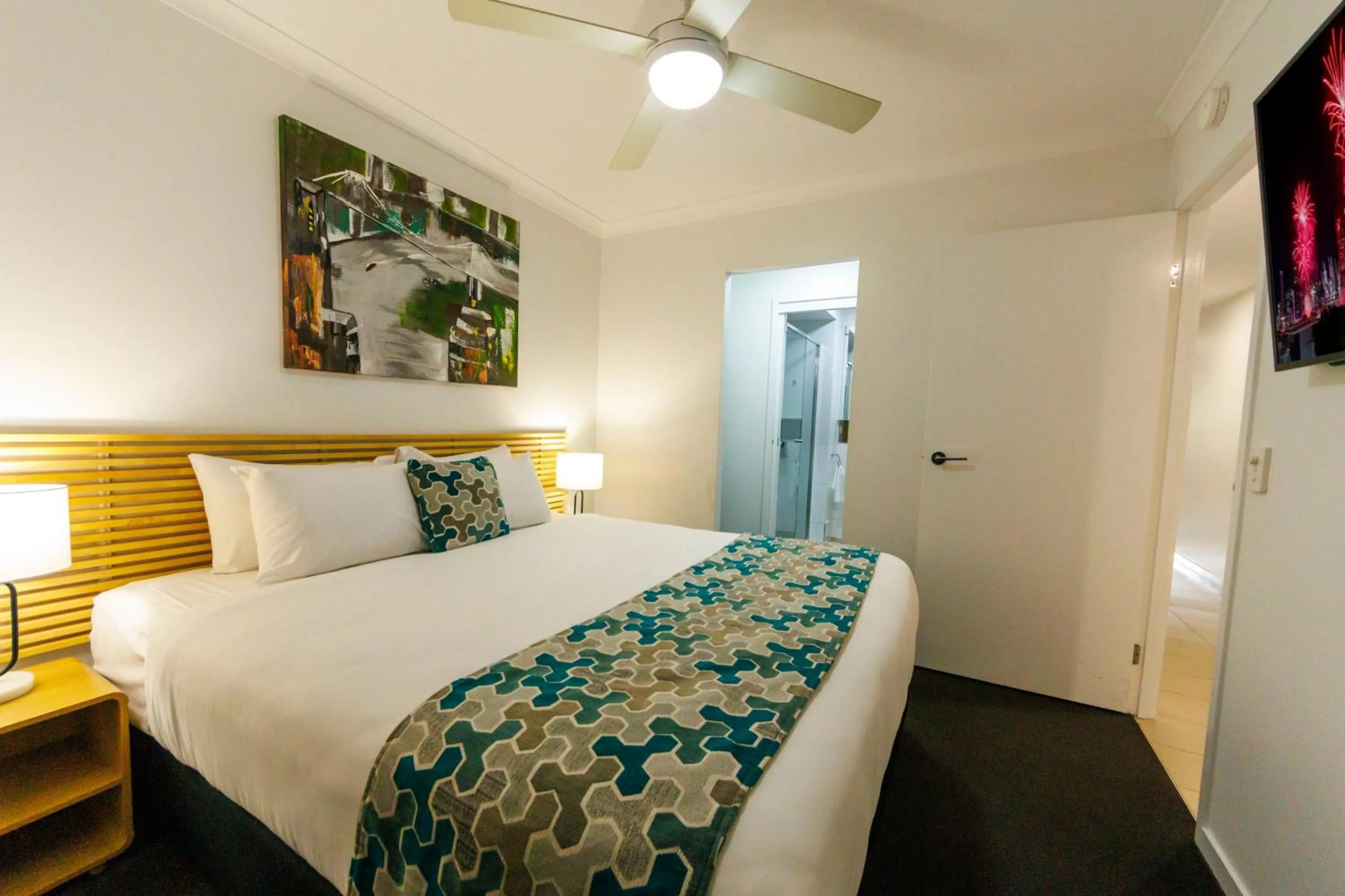 Bedroom, Bed in Atrio Apartments