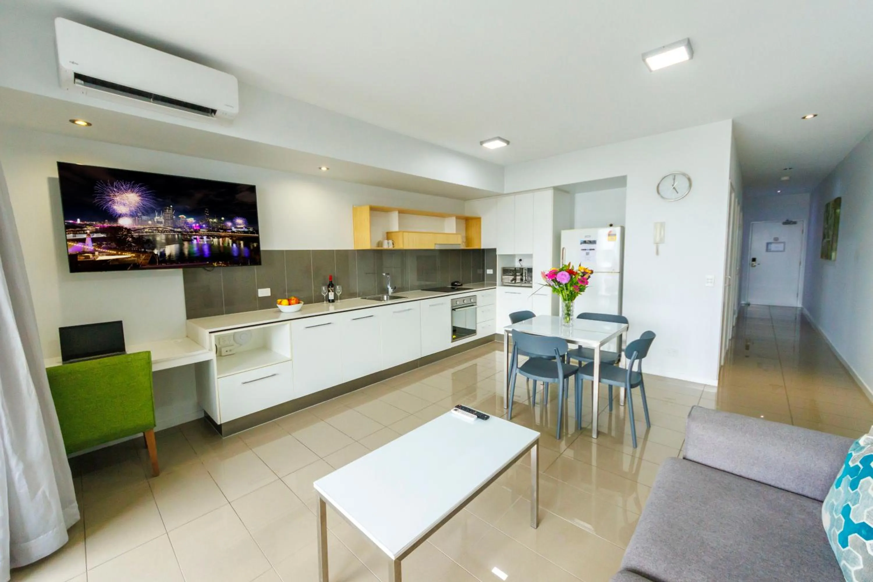 Living room in Atrio Apartments