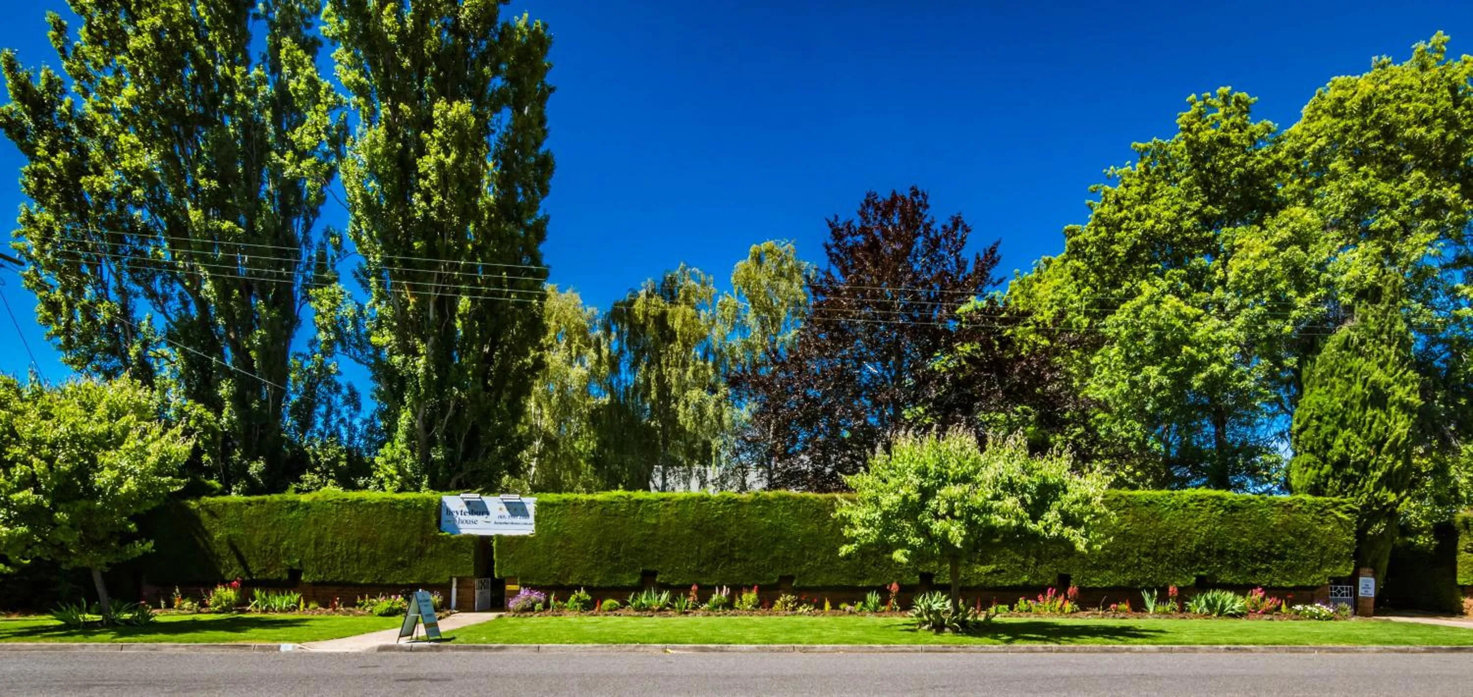 Garden view in Heytesbury House
