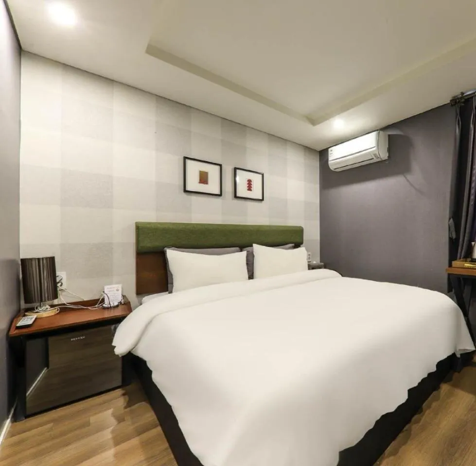 Bed in Brown-Dot Hotel Gwangalli beach