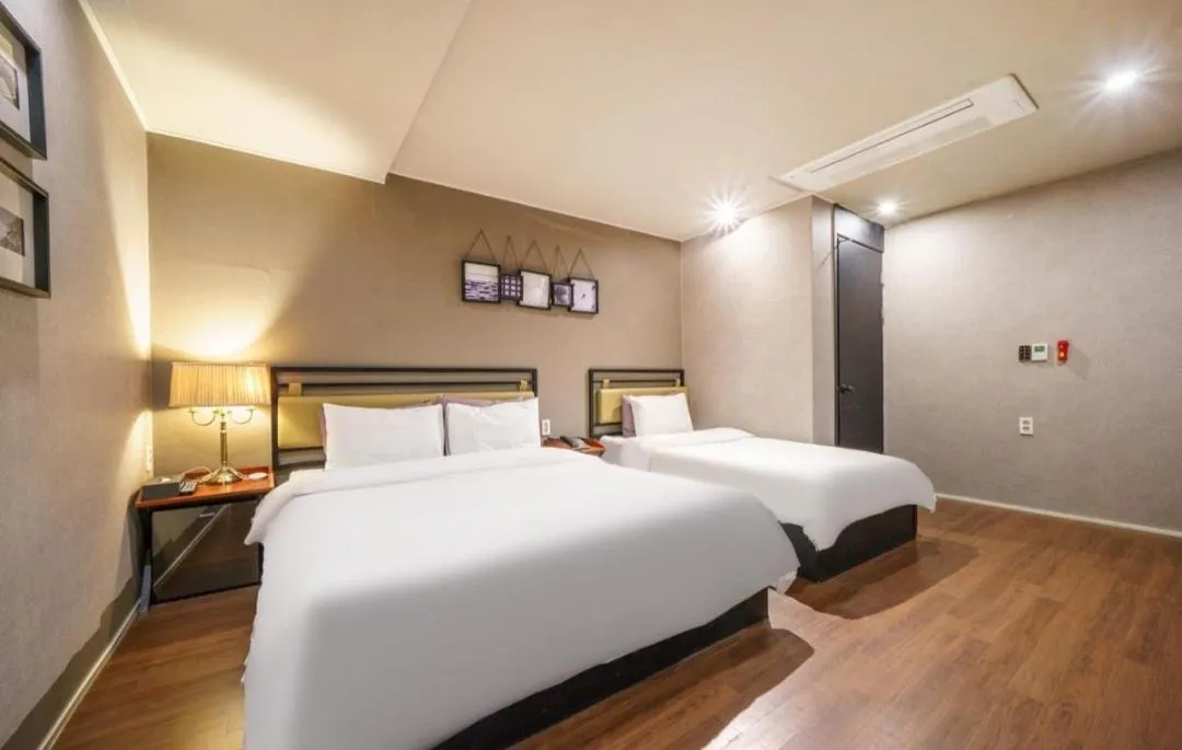 Bed in Brown-Dot Hotel Gwangalli beach