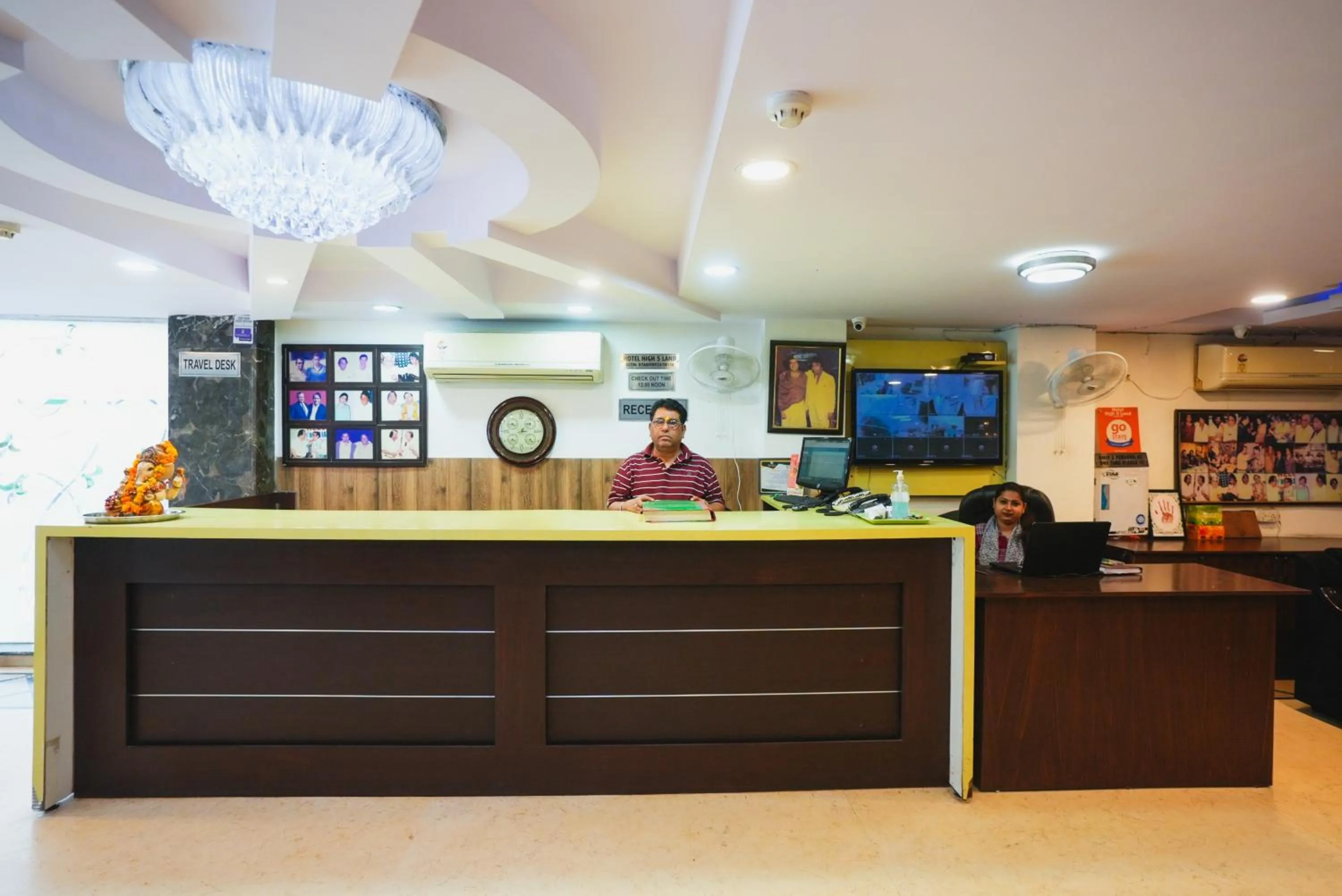 Staff in Hotel High 5 Land