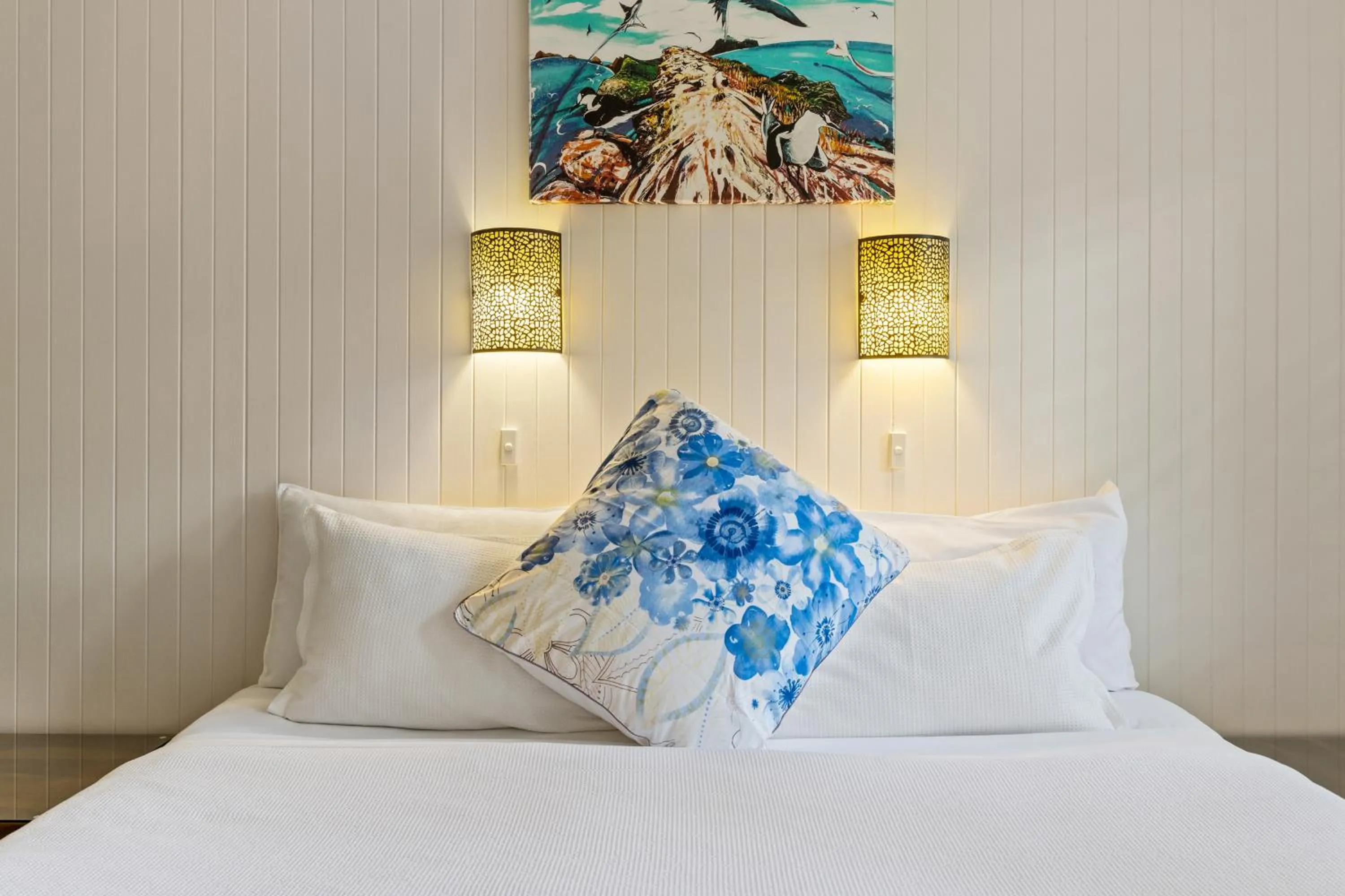 Bed in Lorhiti Apartments