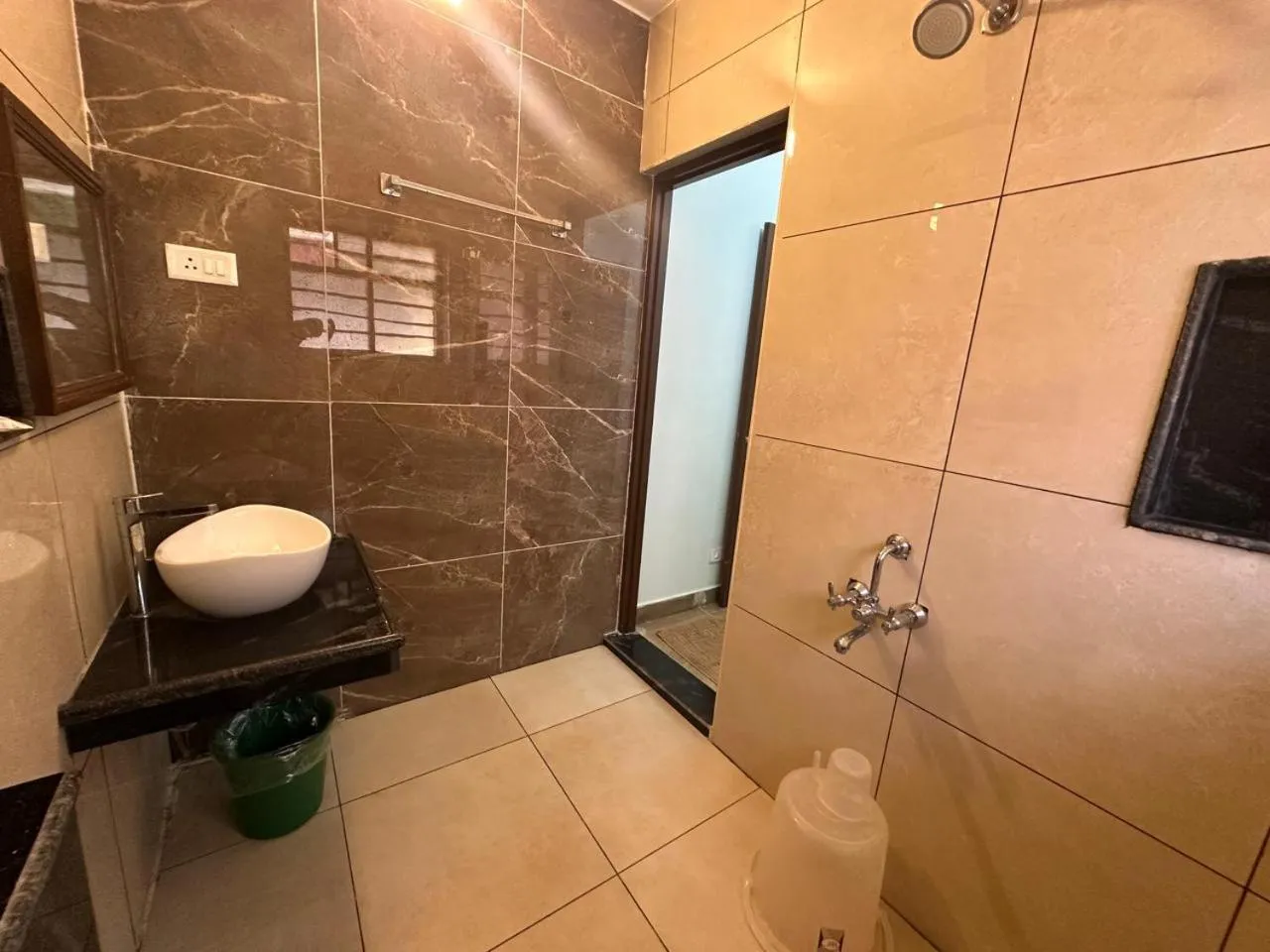 Shower in Serene Villa